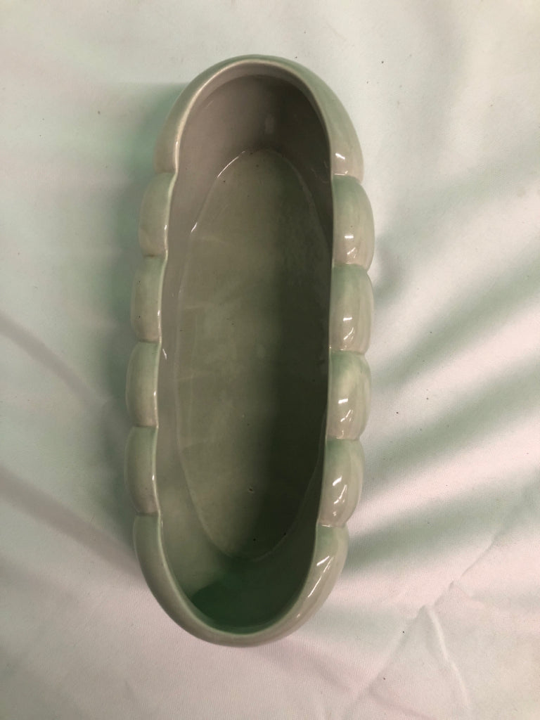 VTG GREY OVAL BUBBLE PATTERN PLANTER- NORTON 313.