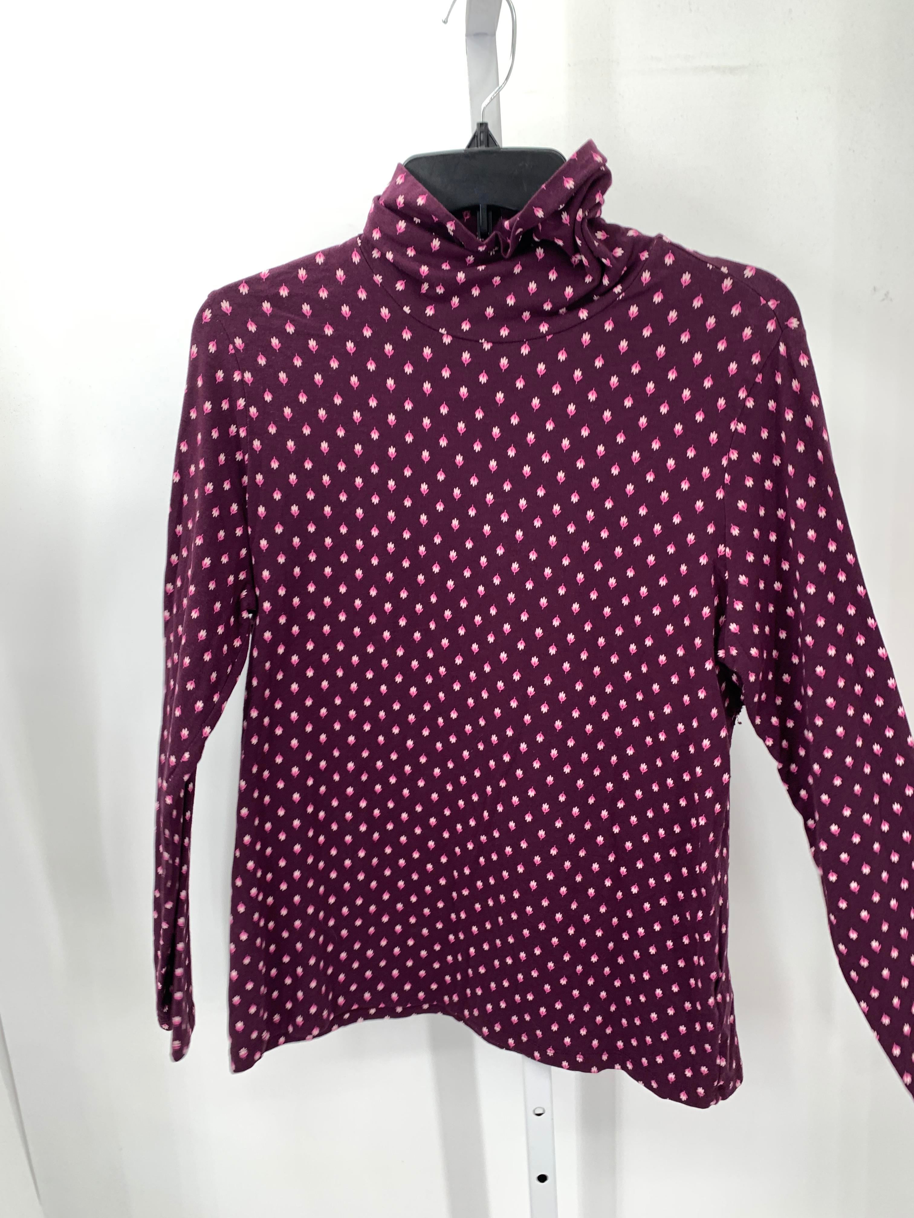 Lands End Size Large Misses Long Sleeve Shirt