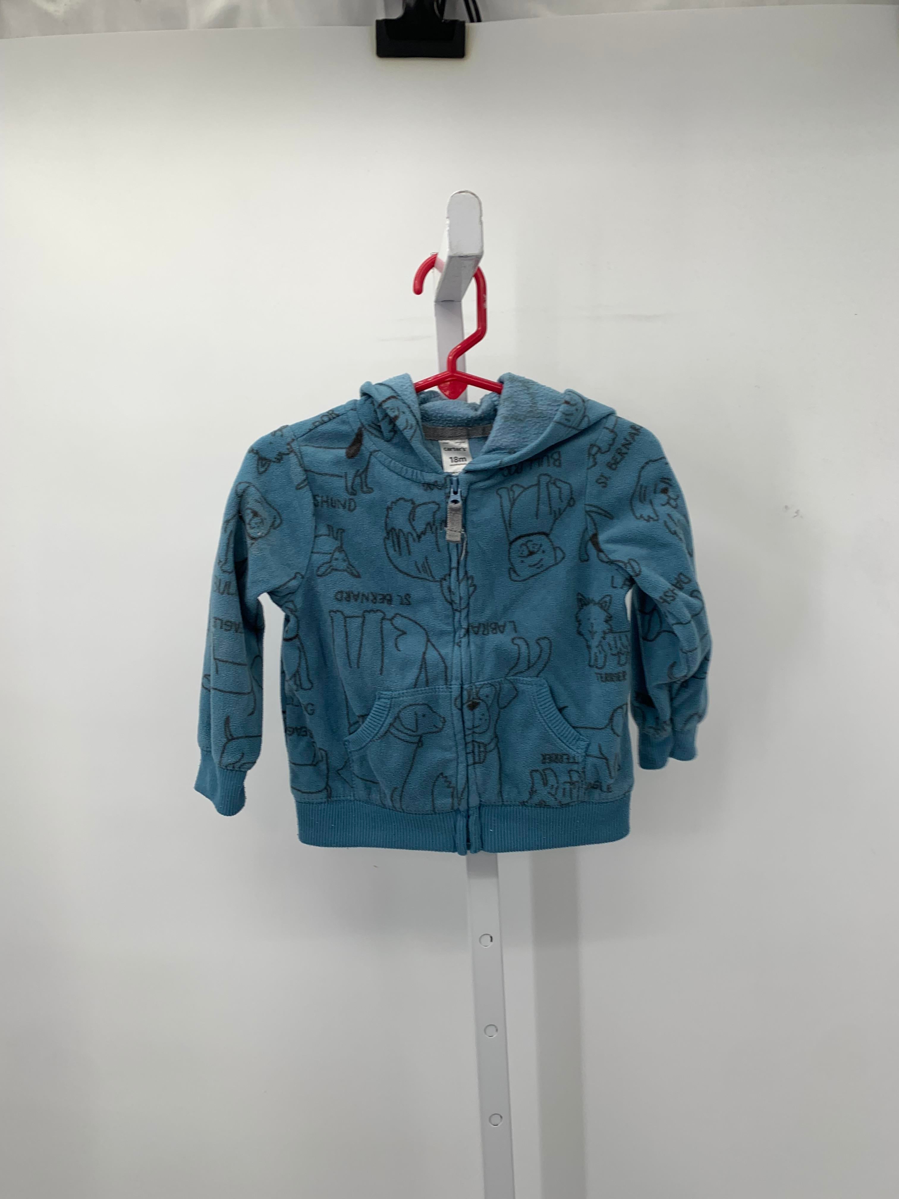 ANIMALS HOODED ZIP FLEECE