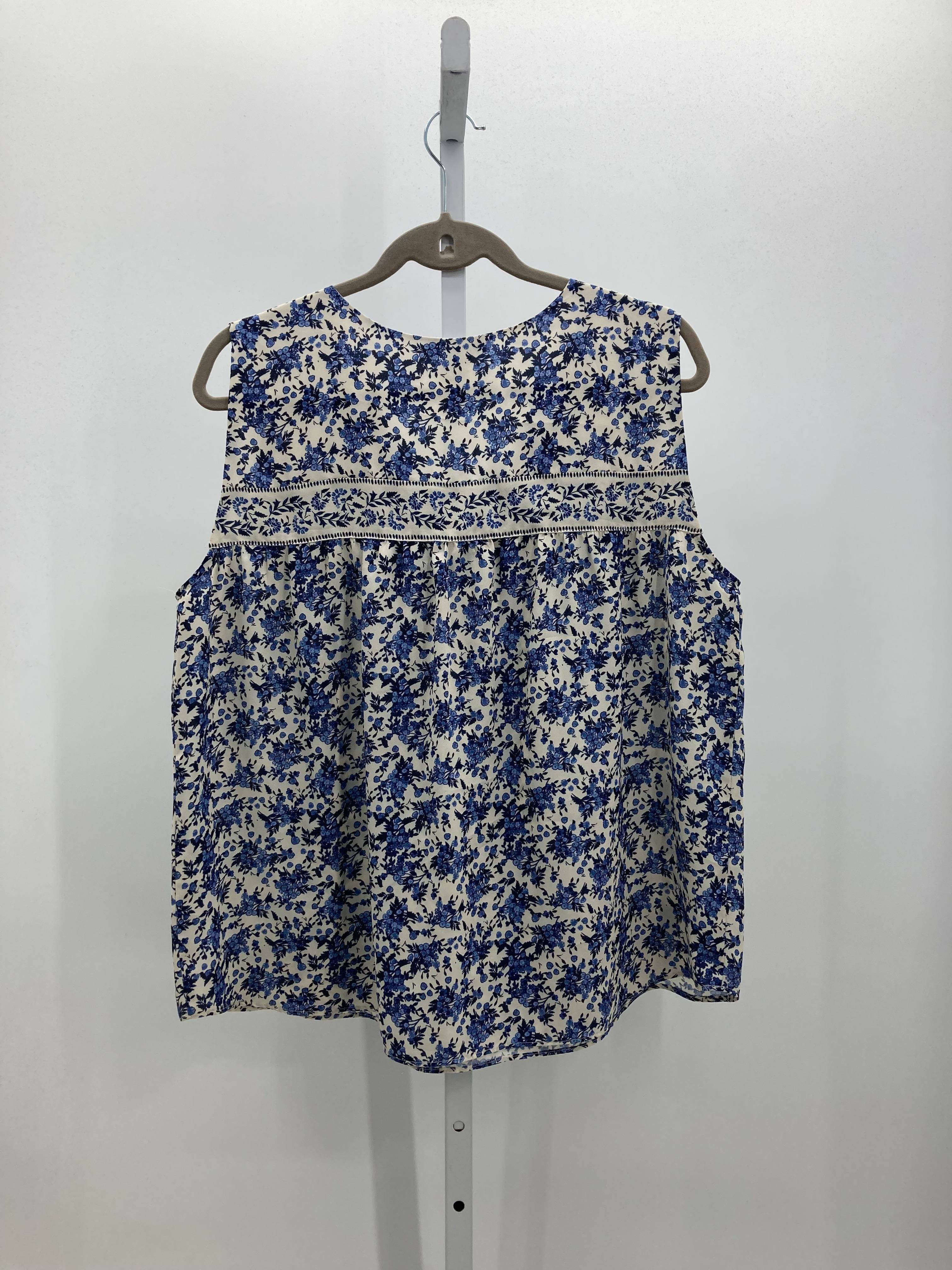 Size Extra Large Misses Sleeveless Shirt