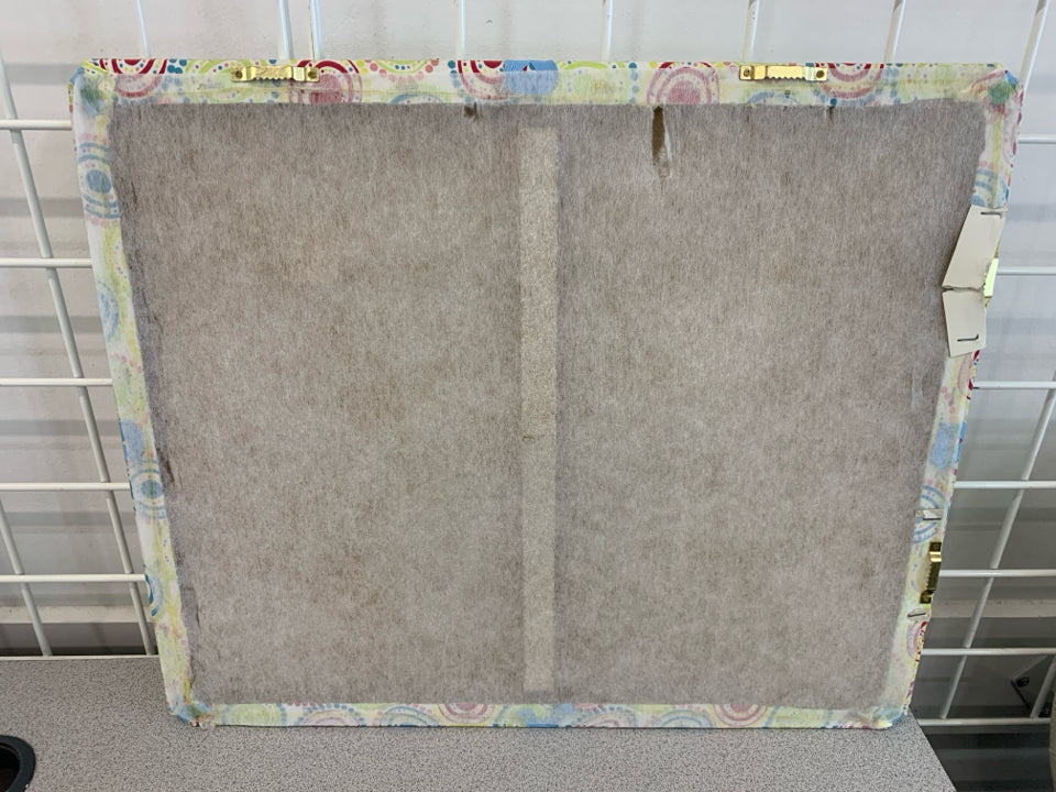 POLKA DOT PRINT FABRIC BULLETIN BOARD.