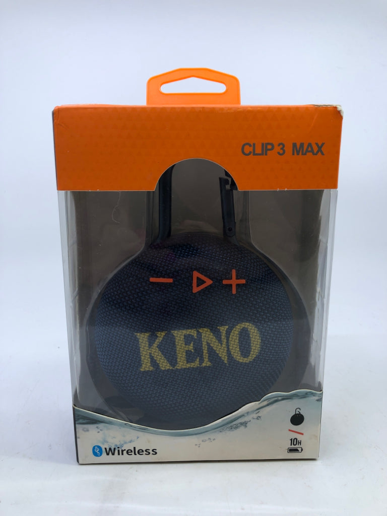 NIP WIRELESS KENO SPEAKER W/CLIP.