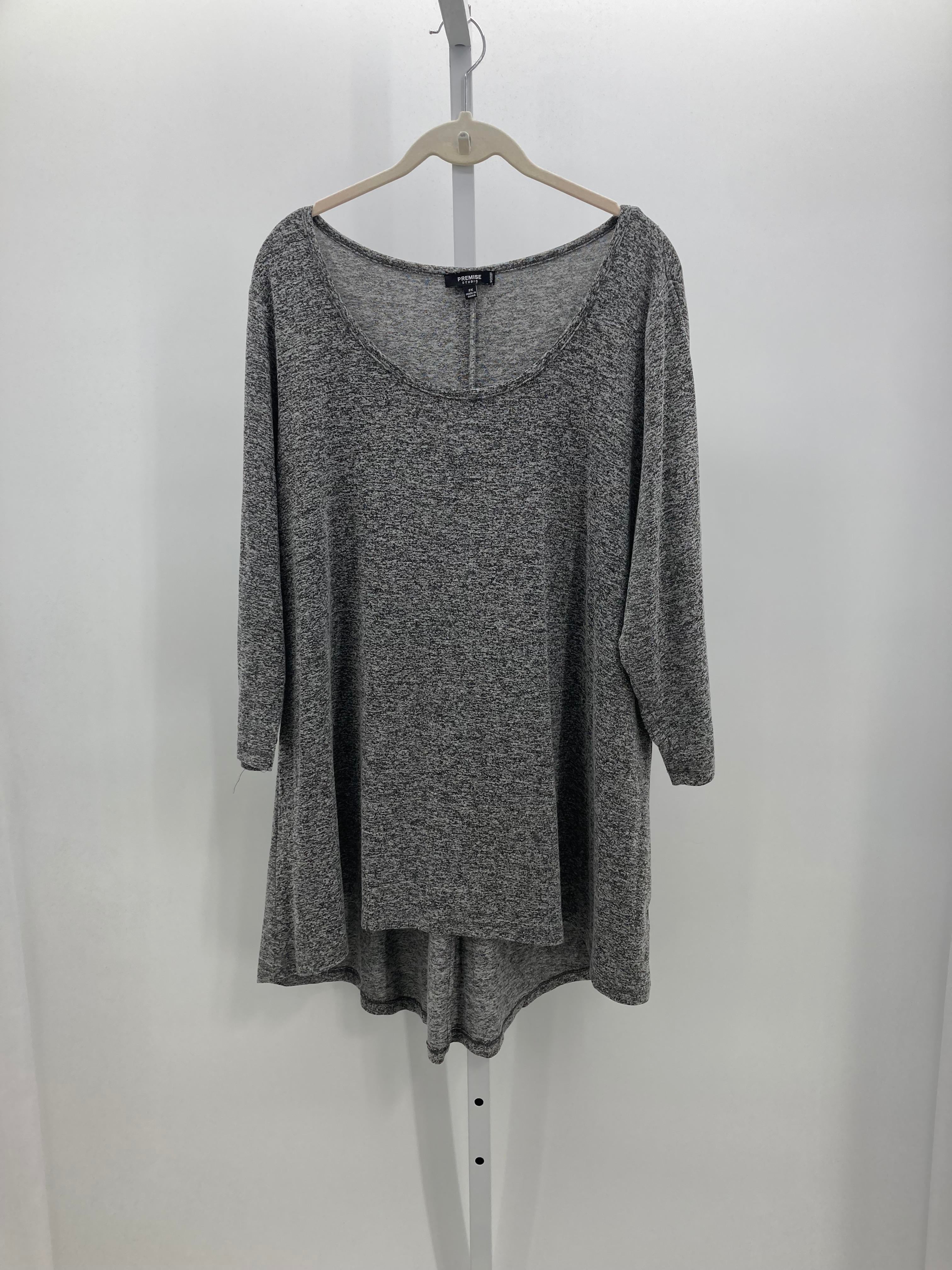 Premise Size 2X Womens Long Sleeve Shirt