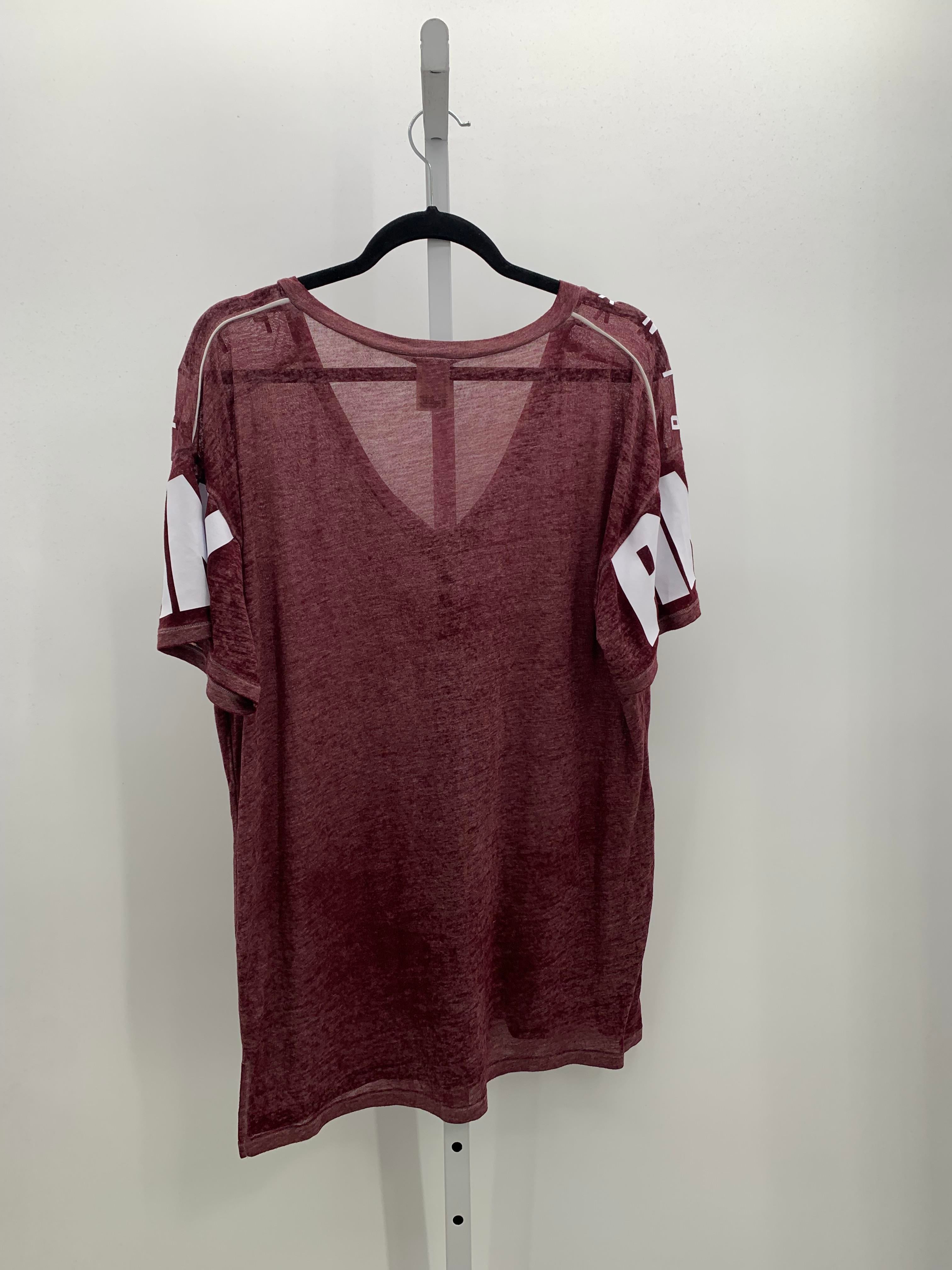 PINK Size Large Juniors Short Sleeve Shirt