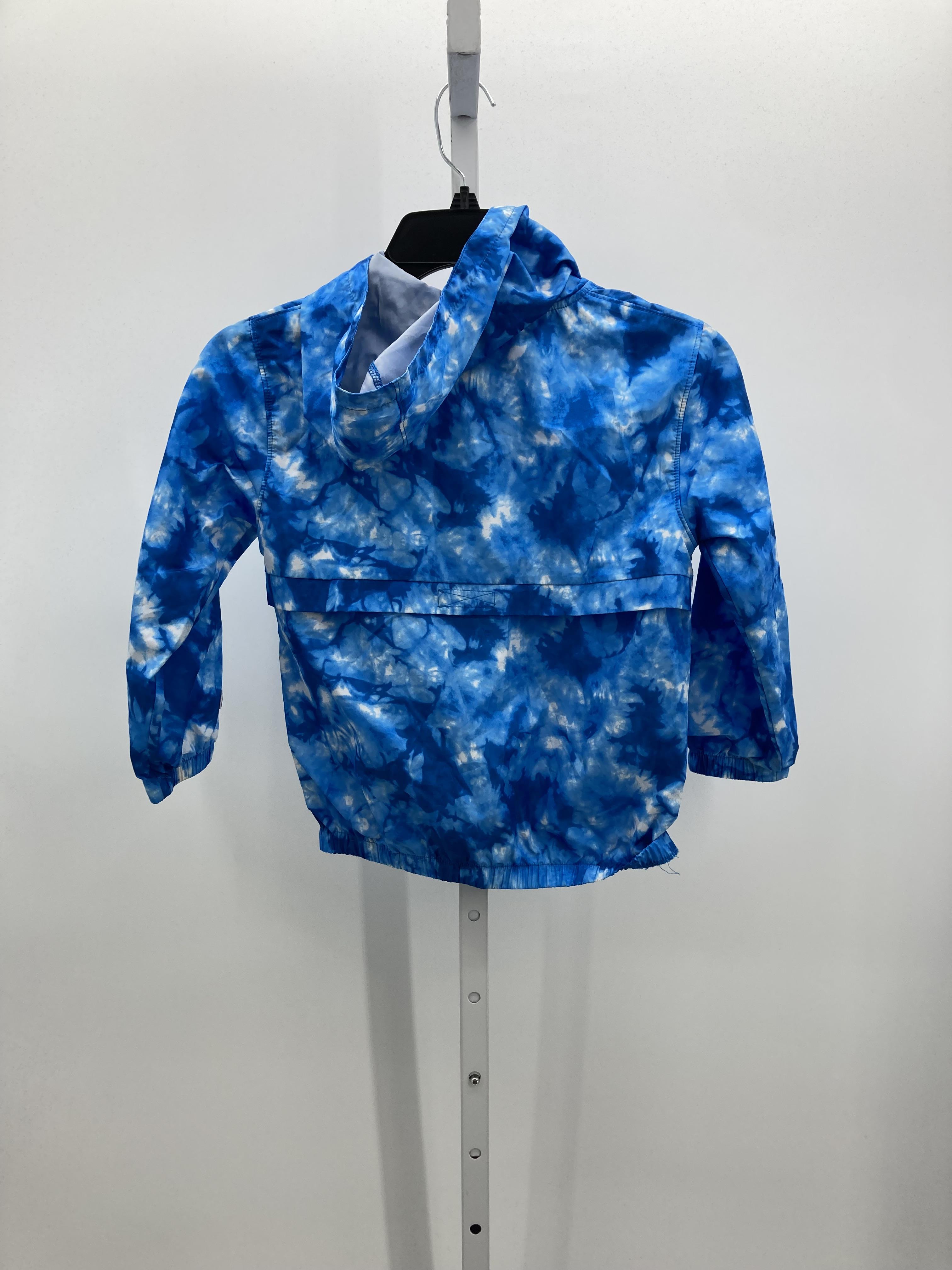 BLUE/WHITE ZIP WINDBREAKER