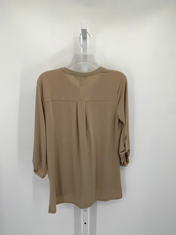 Ellen Tracy Size Medium Misses 3/4 Sleeve Shirt