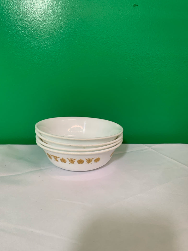 4 CEREAL BOWLS.