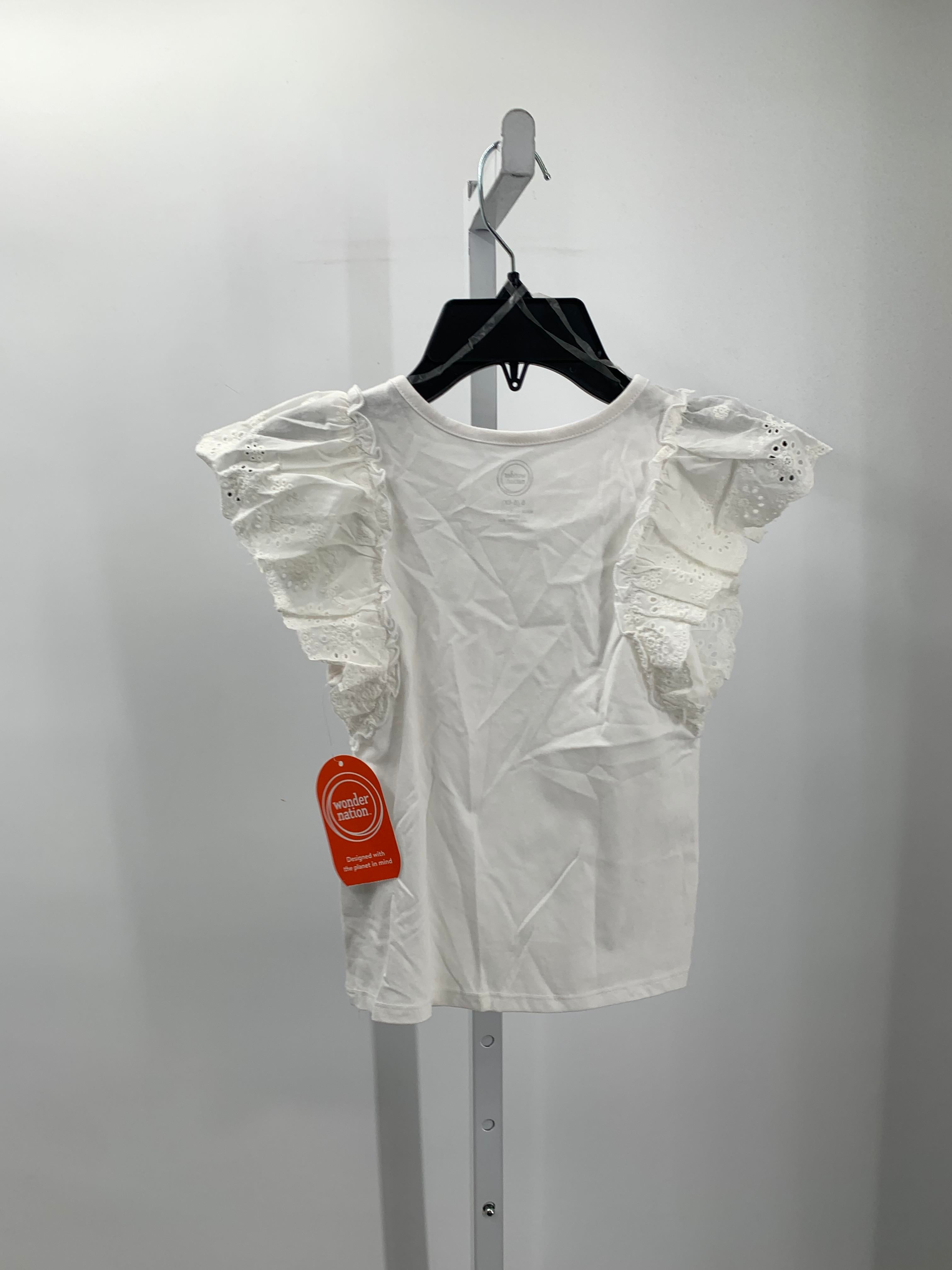 Wonder Nation Size 6/6X Girls Short Sleeve Shirt
