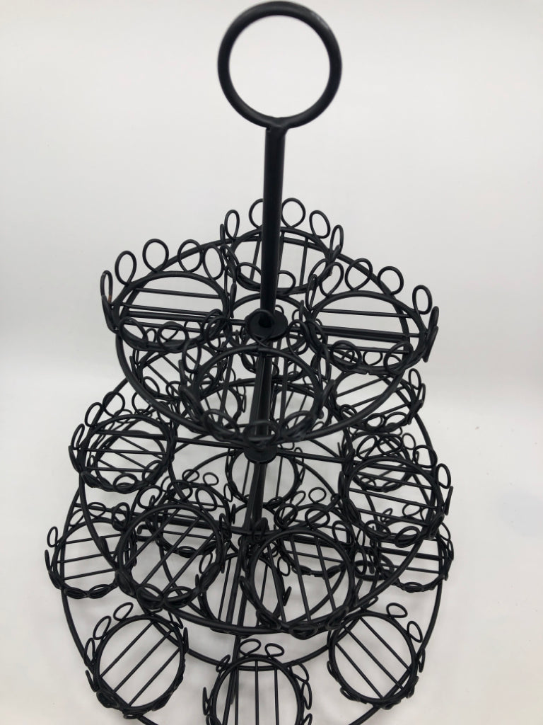 3 TIER METAL CUPCAKE STAND.