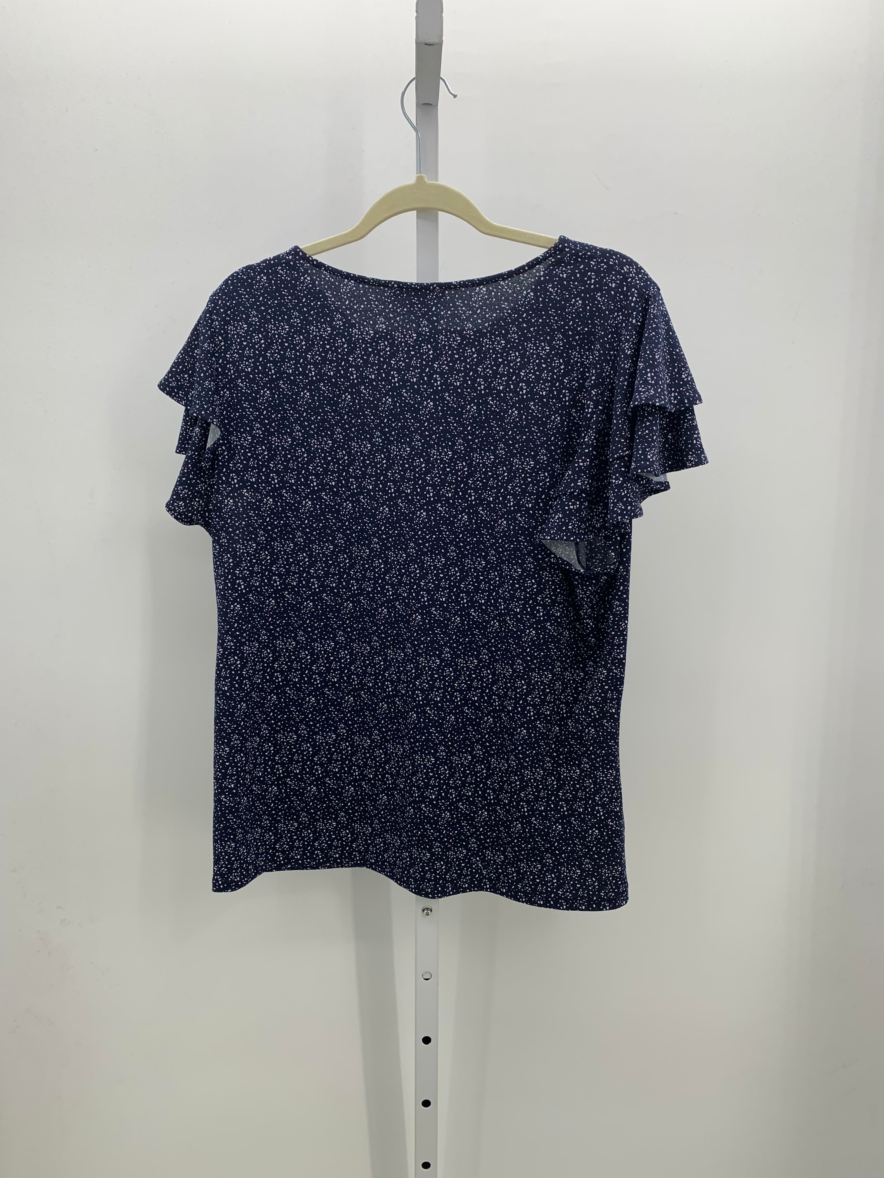 Adrianna Papell Size Extra Large Misses Short Sleeve Shirt