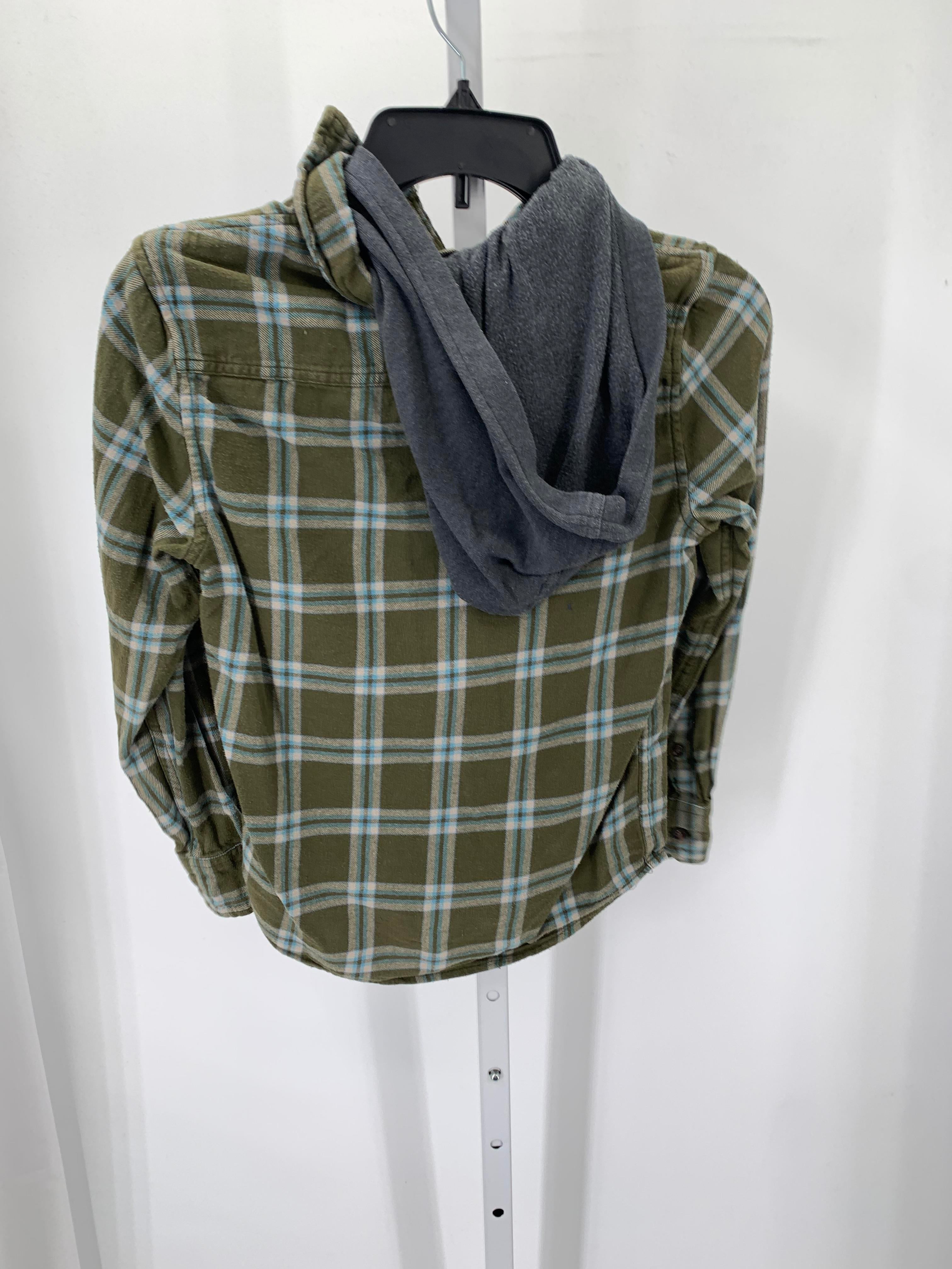 HOODED PLAID