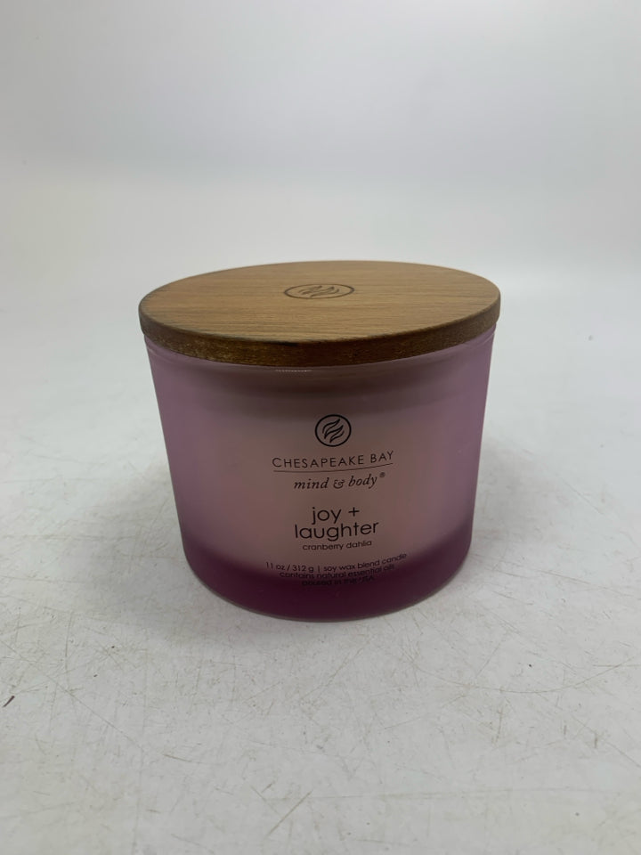 JOY + LAUGHTER CANDLE.