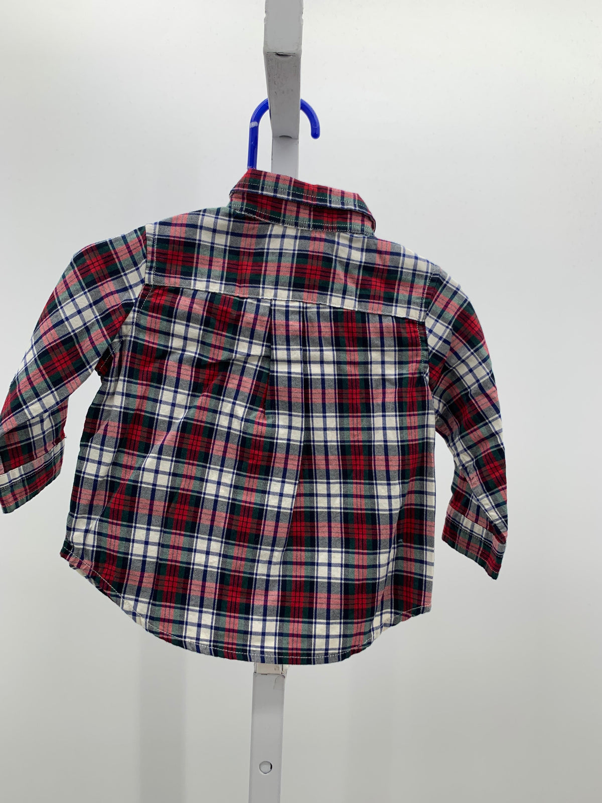 GREEN WHITE BLUE PLAID