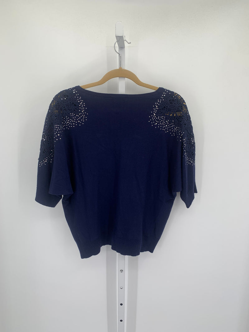 Size Large Misses Short Slv Sweater