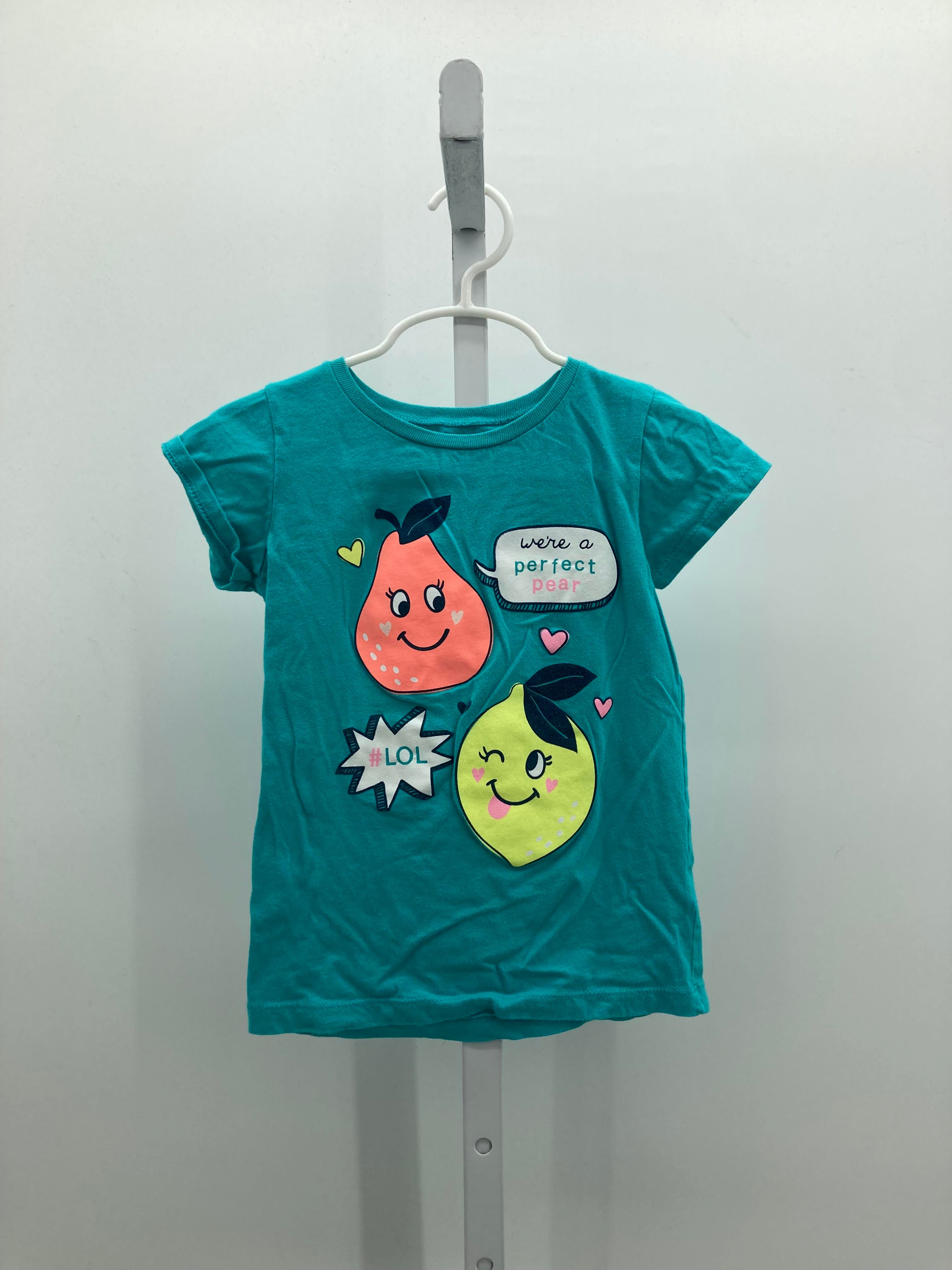 Carters Size 4-5 Girls Short Sleeve Shirt