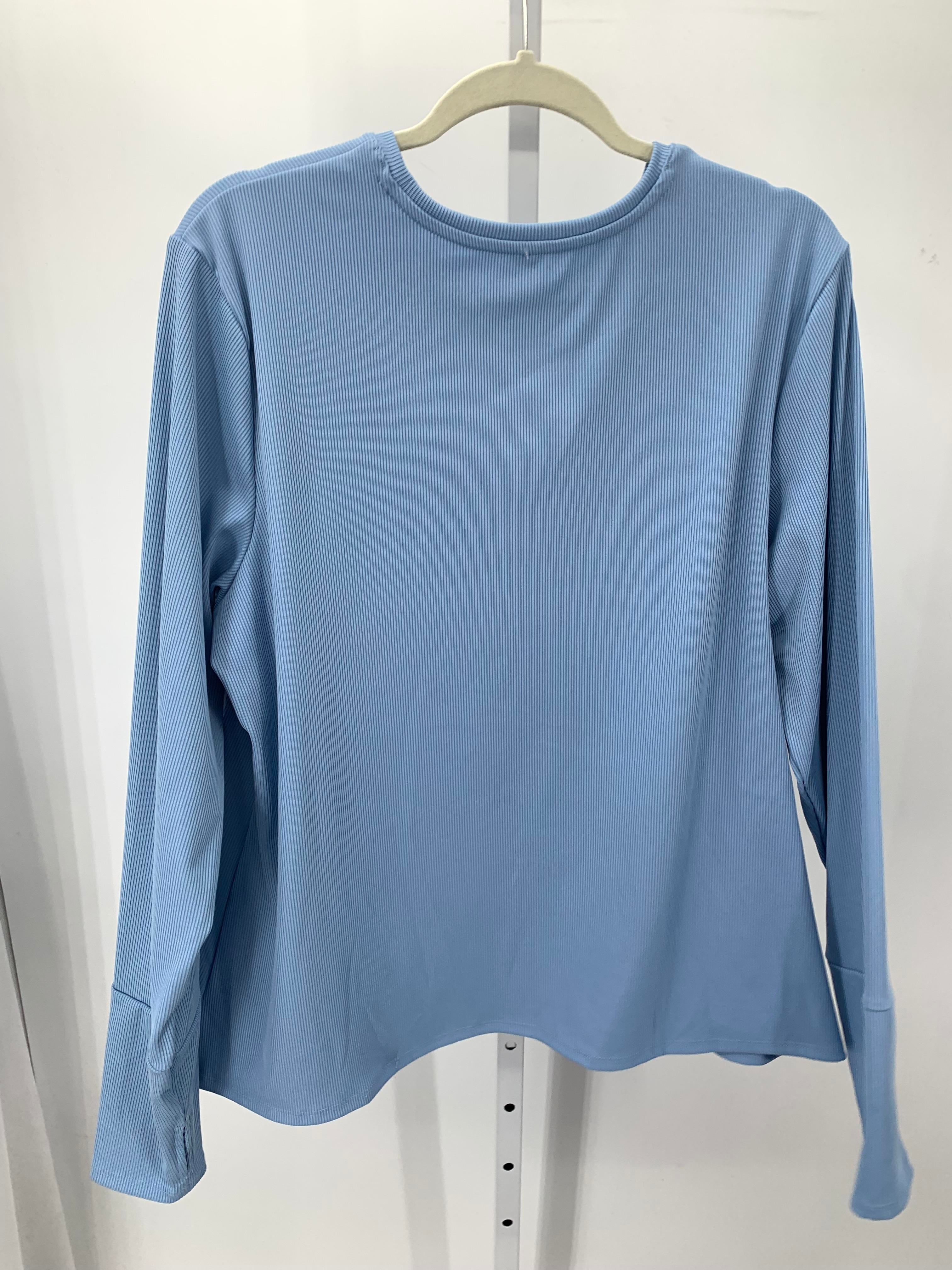 Stylus Size 1X Womens Long Sleeve Shirt