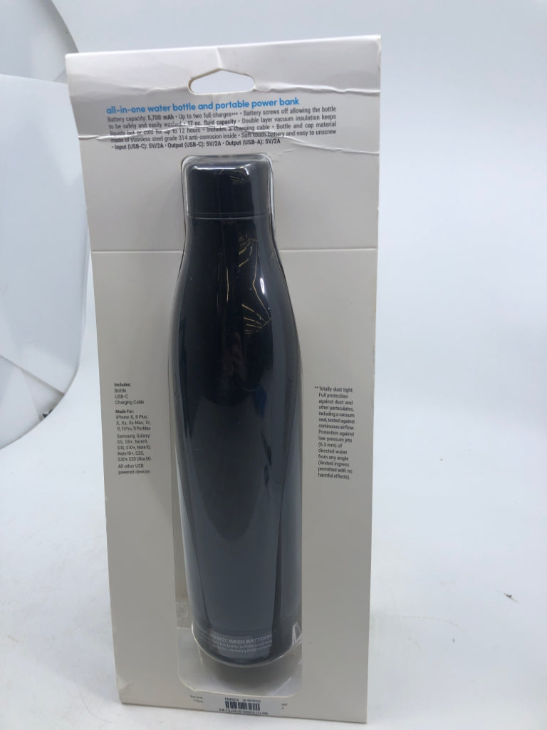 NIP TYLT WATER BOTTLE/PORTABLE POWER BANK.