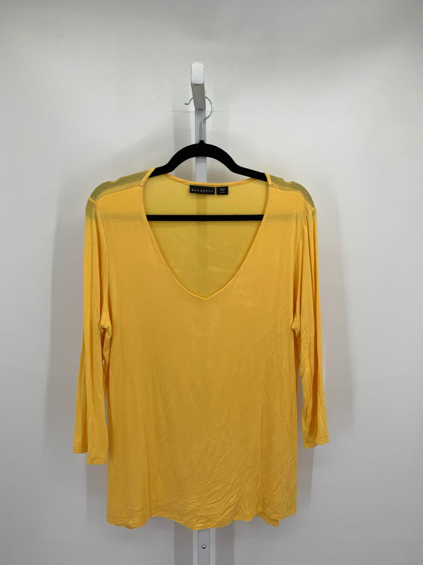 Metaphor Size Extra Large Misses 3/4 Sleeve Shirt