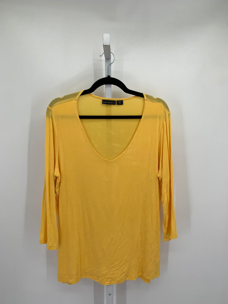 Metaphor Size Extra Large Misses 3/4 Sleeve Shirt