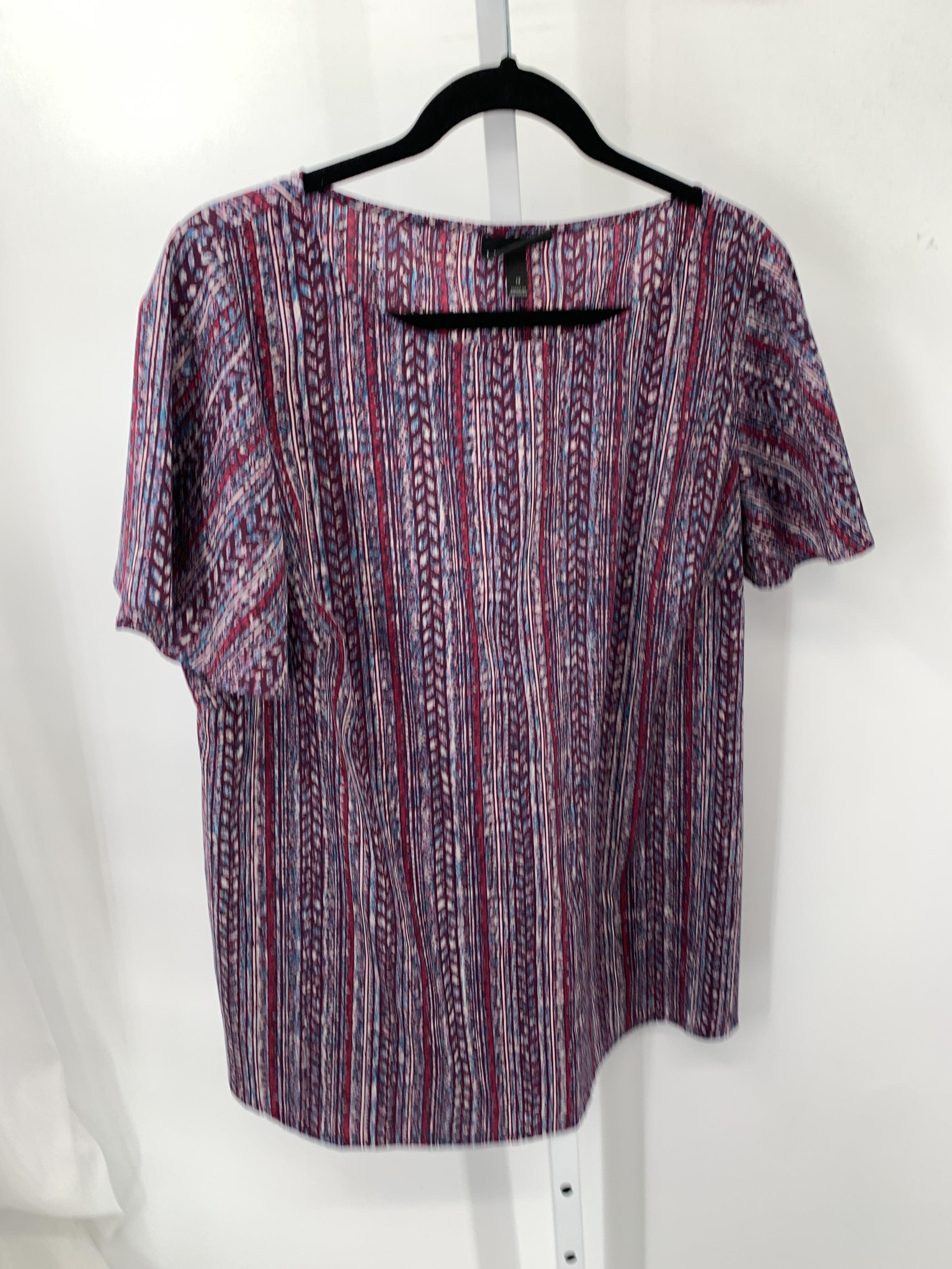 Lane Bryant Size 14 Womens Short Sleeve Shirt