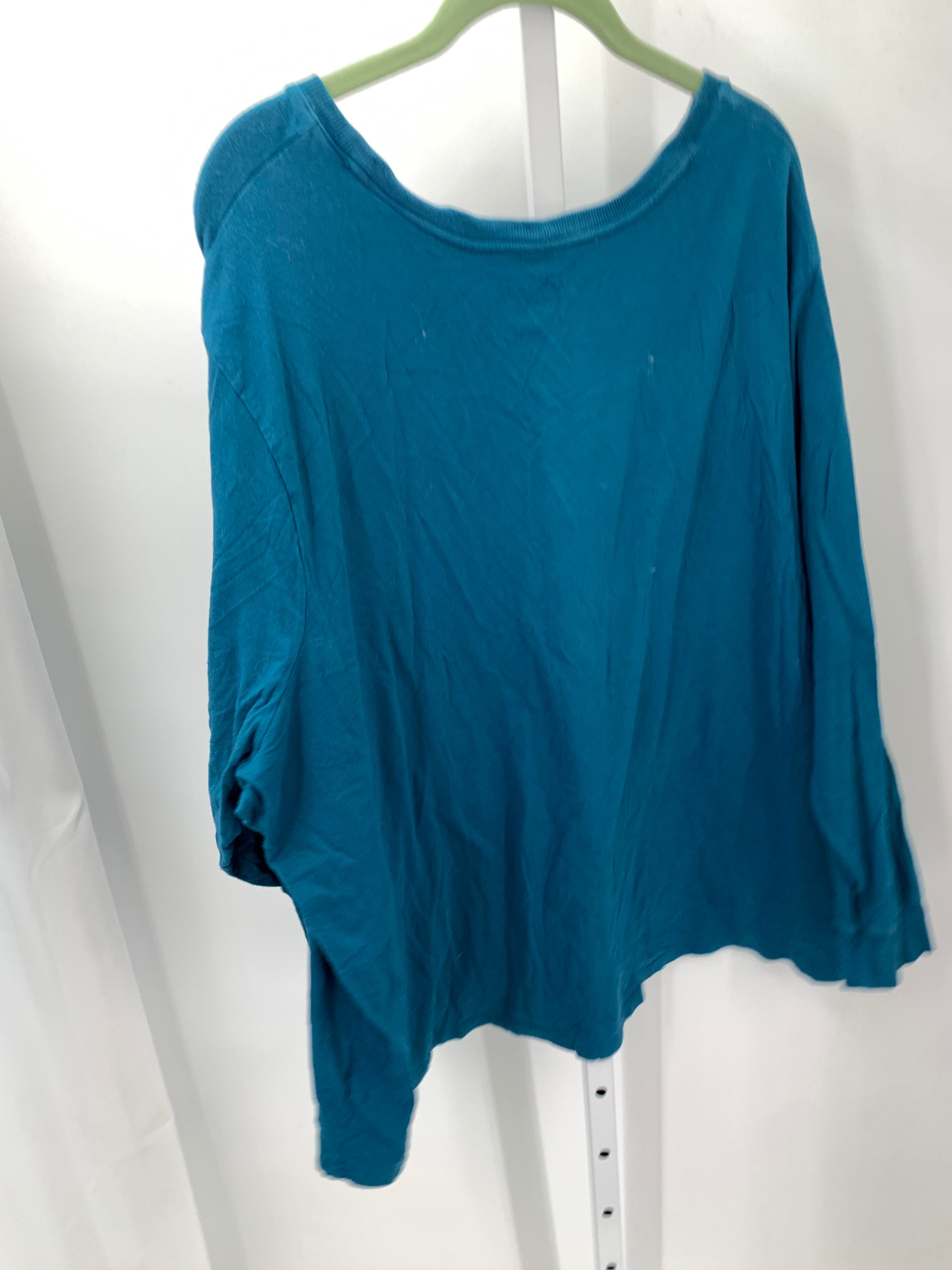 Terra & Sky Size 5X Womens Long Sleeve Shirt