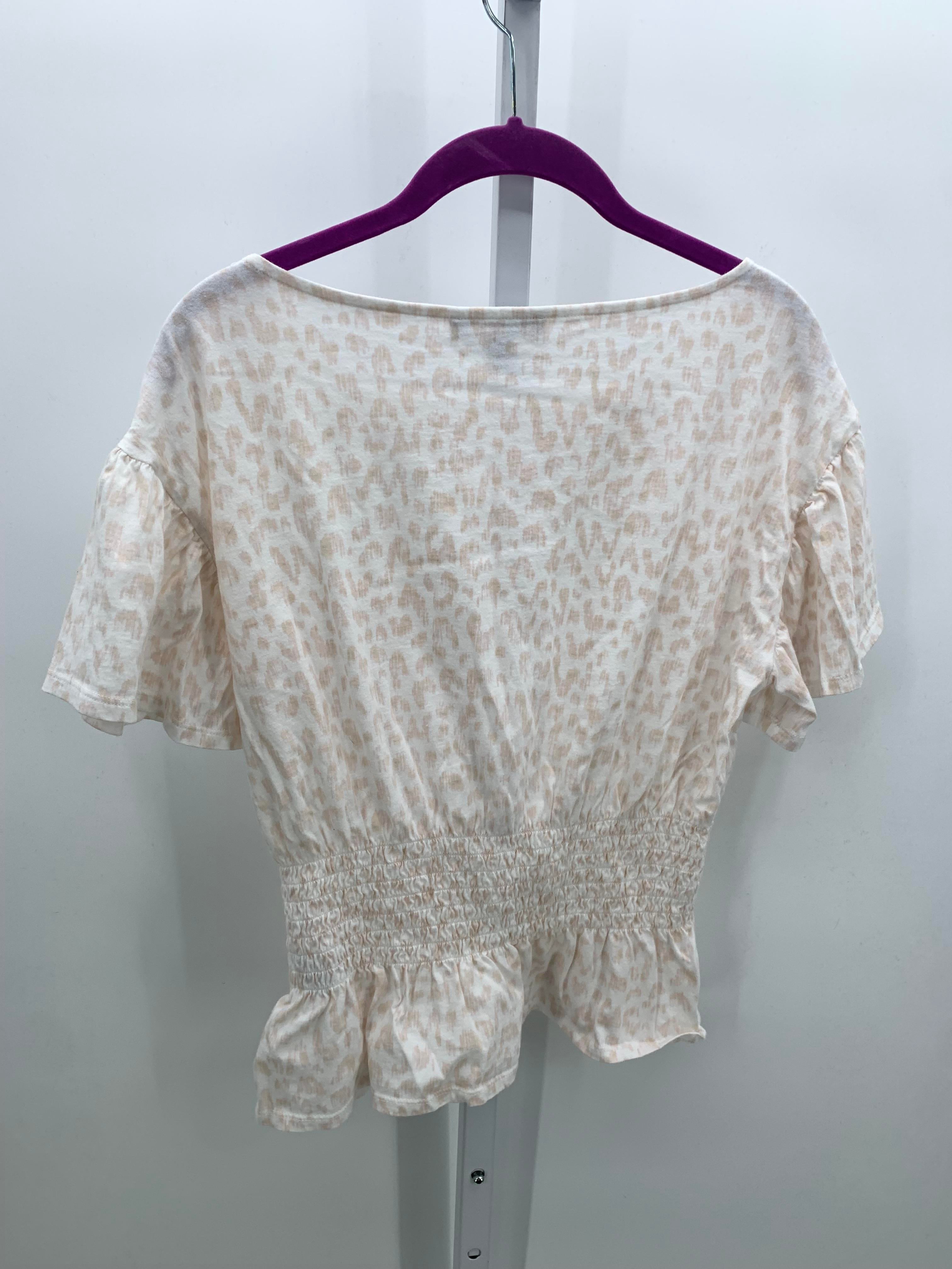 INC Size Medium Misses Short Sleeve Shirt