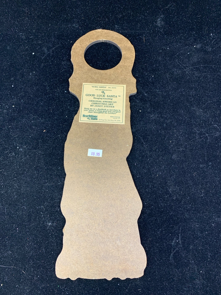 "NOEL" SANTA DOOR TAG.