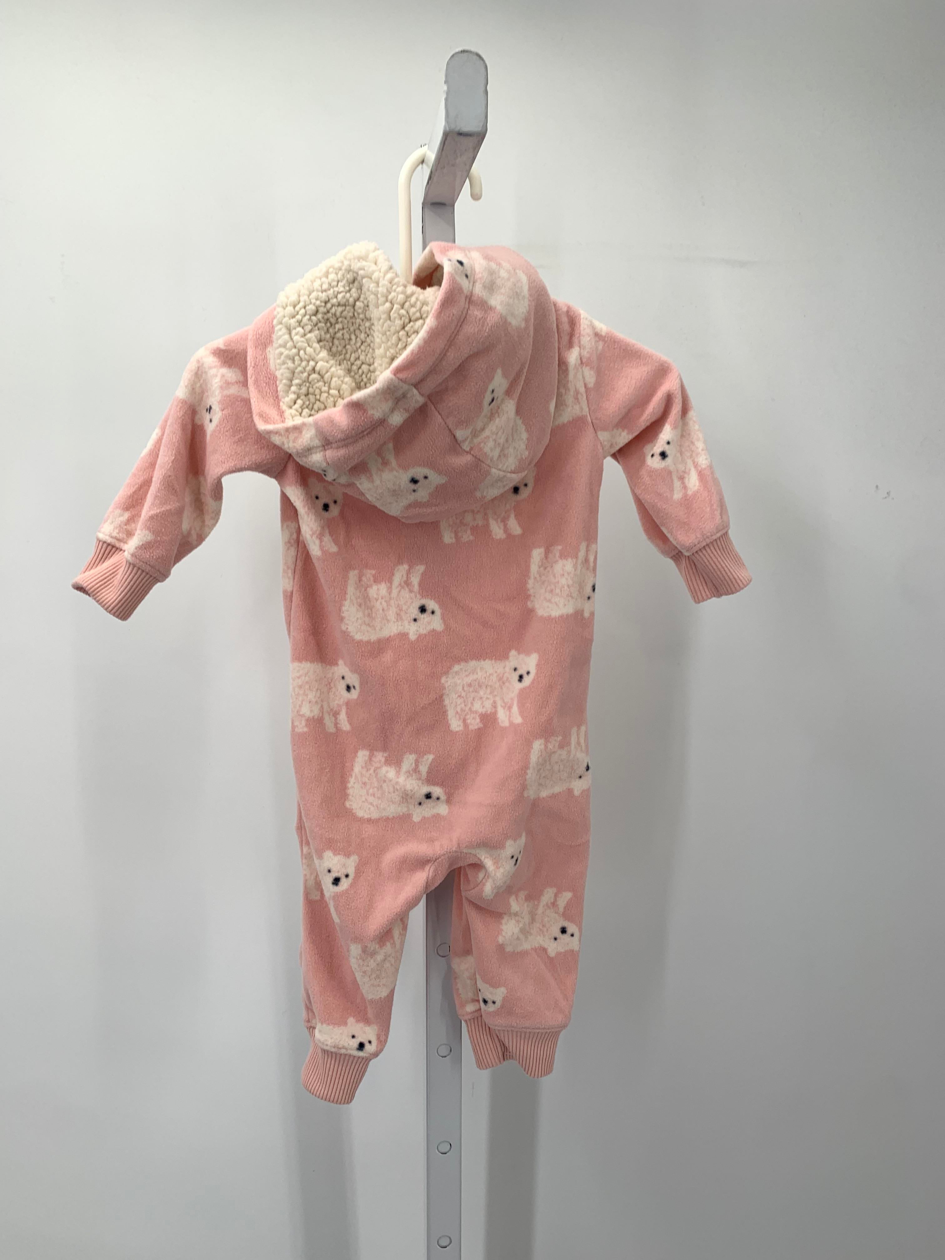 Carters Size 6 Months Girls Long Slv. Romper
