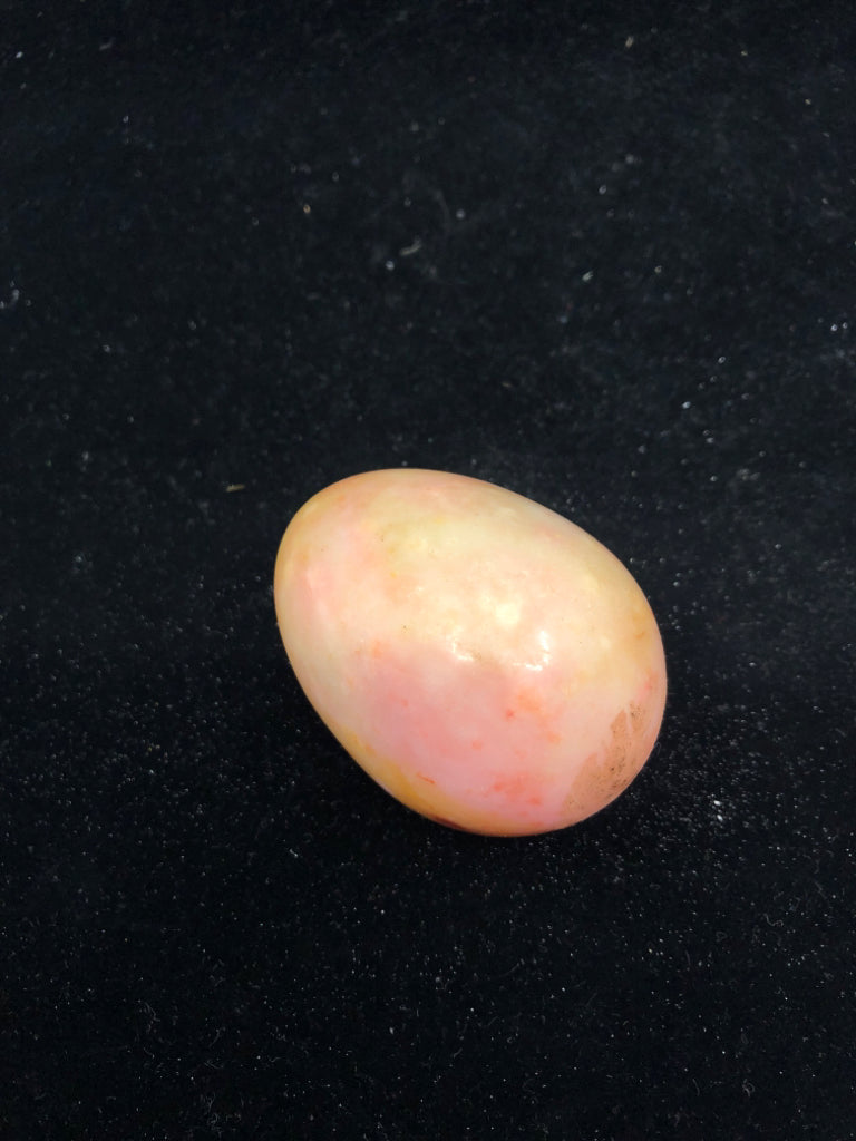 PINK/ORANGE MARBLE EGG.