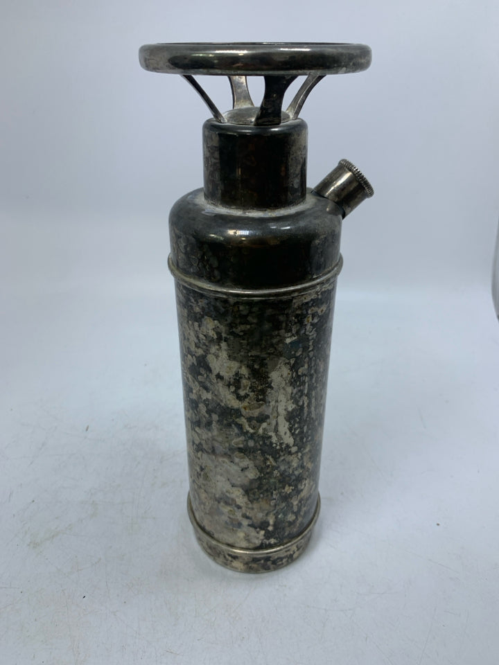 VTG GODLINGER SILVERPLATED THIRST EXTINGUISHER COCKTAIL SHAKER.