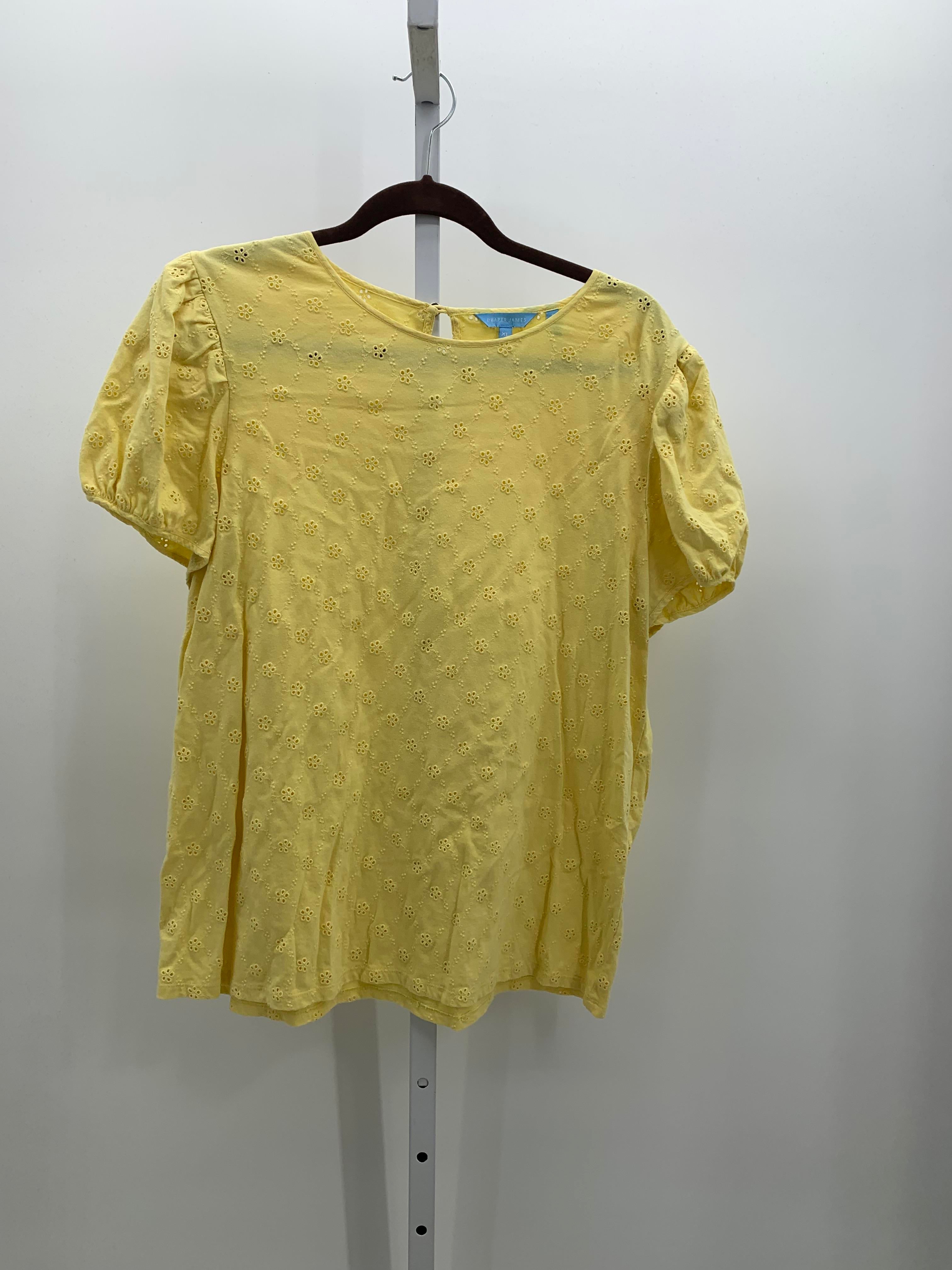 Draper James Size Extra Large Misses Short Sleeve Shirt