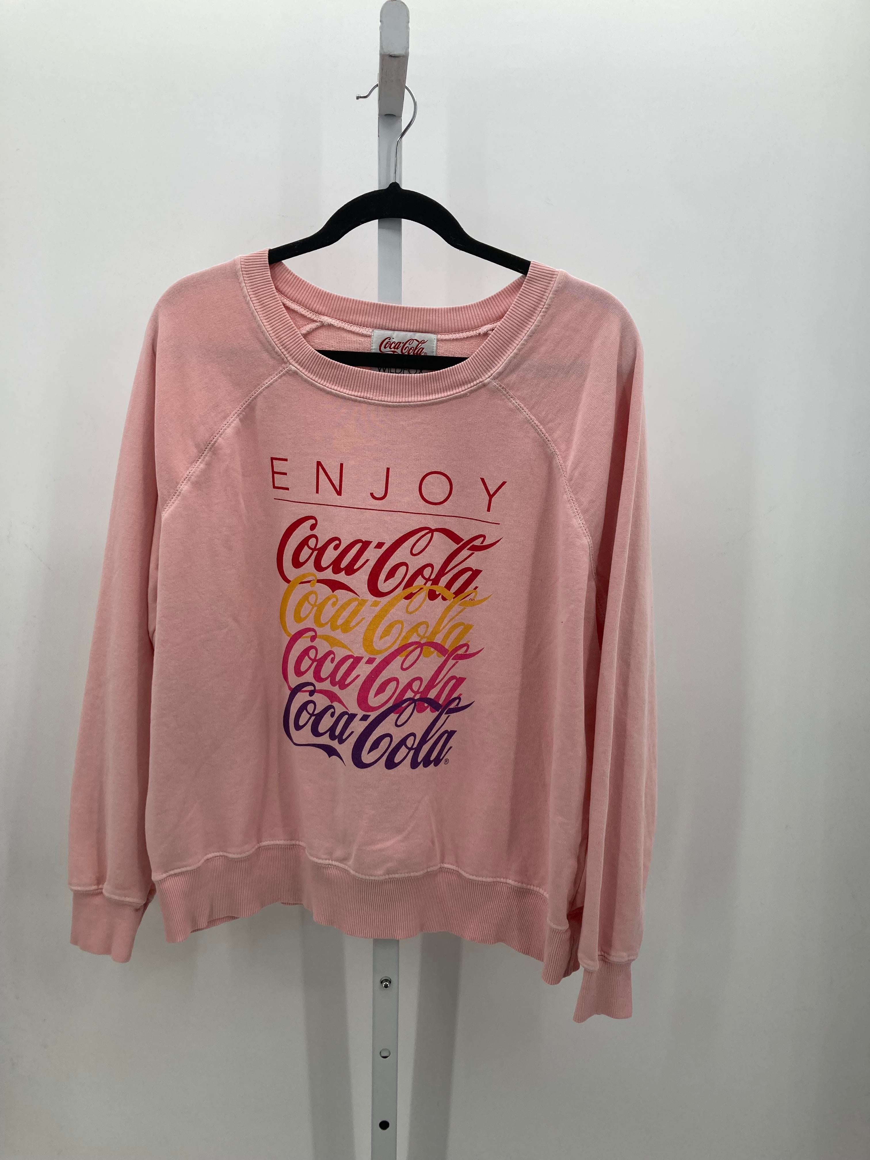 Coca-Cola Company Size Medium Juniors Long Sleeve Shirt