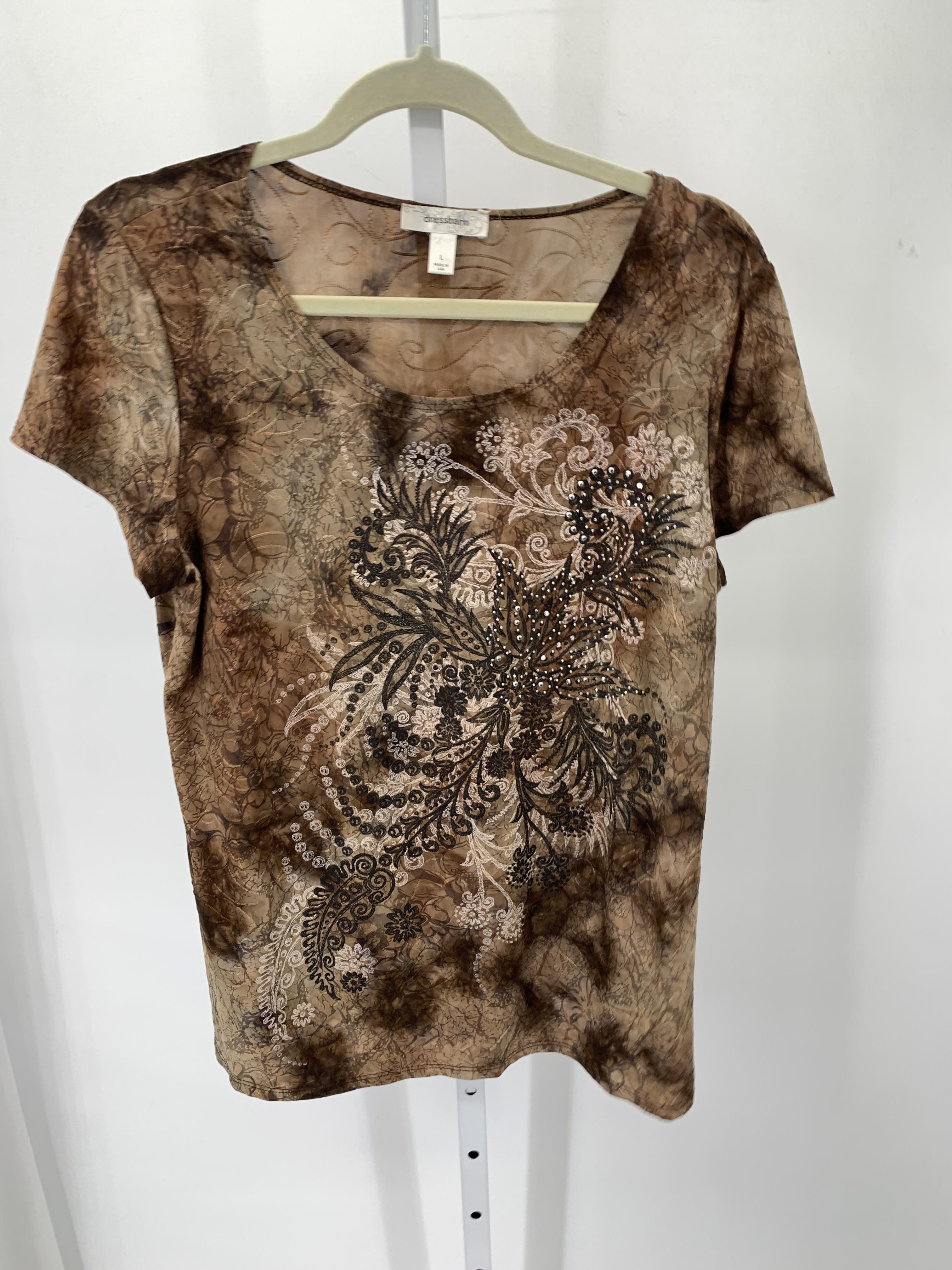 Dresden Size Large Misses Short Sleeve Shirt