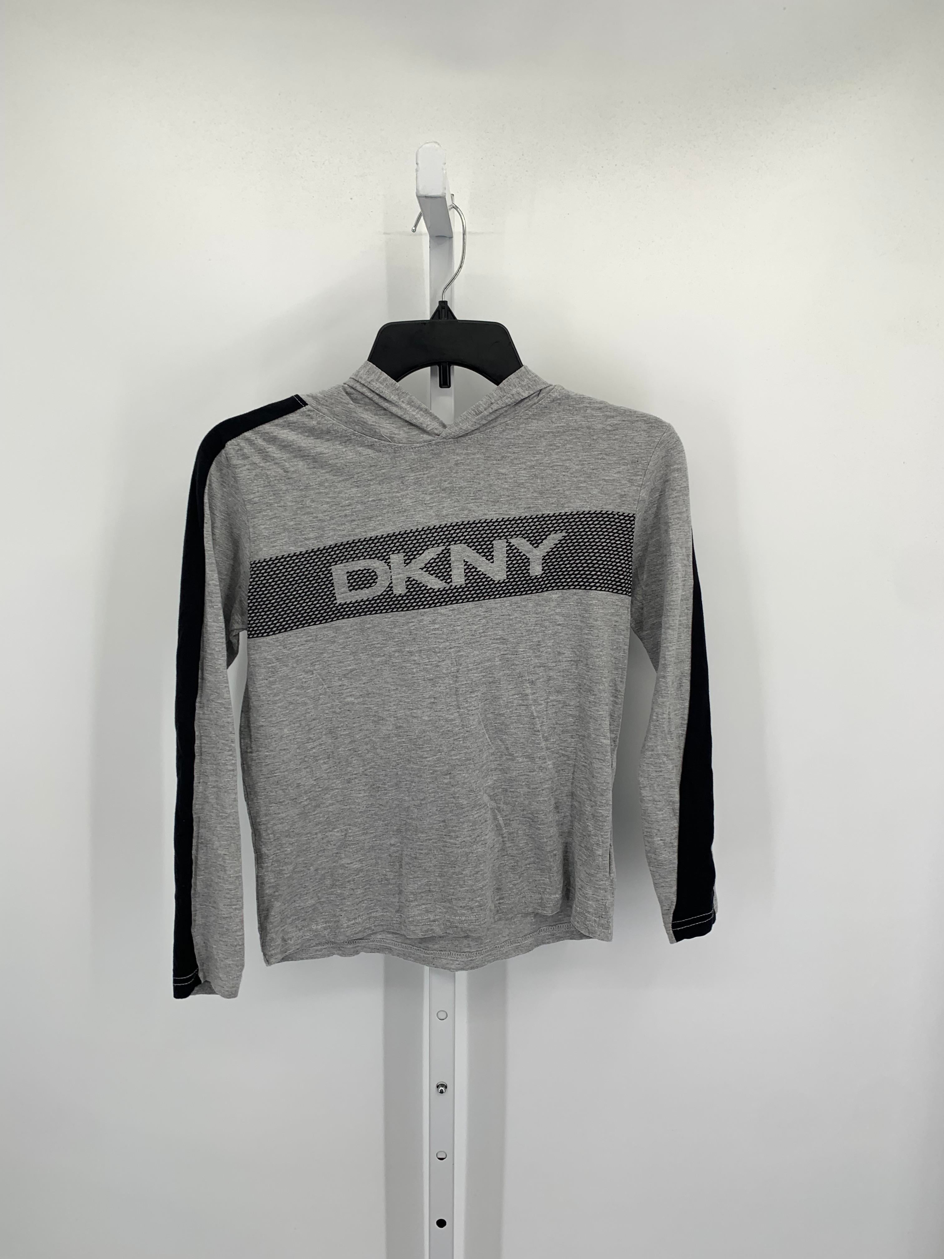 DKNY Size 10-12 Girls Long Sleeve Shirt