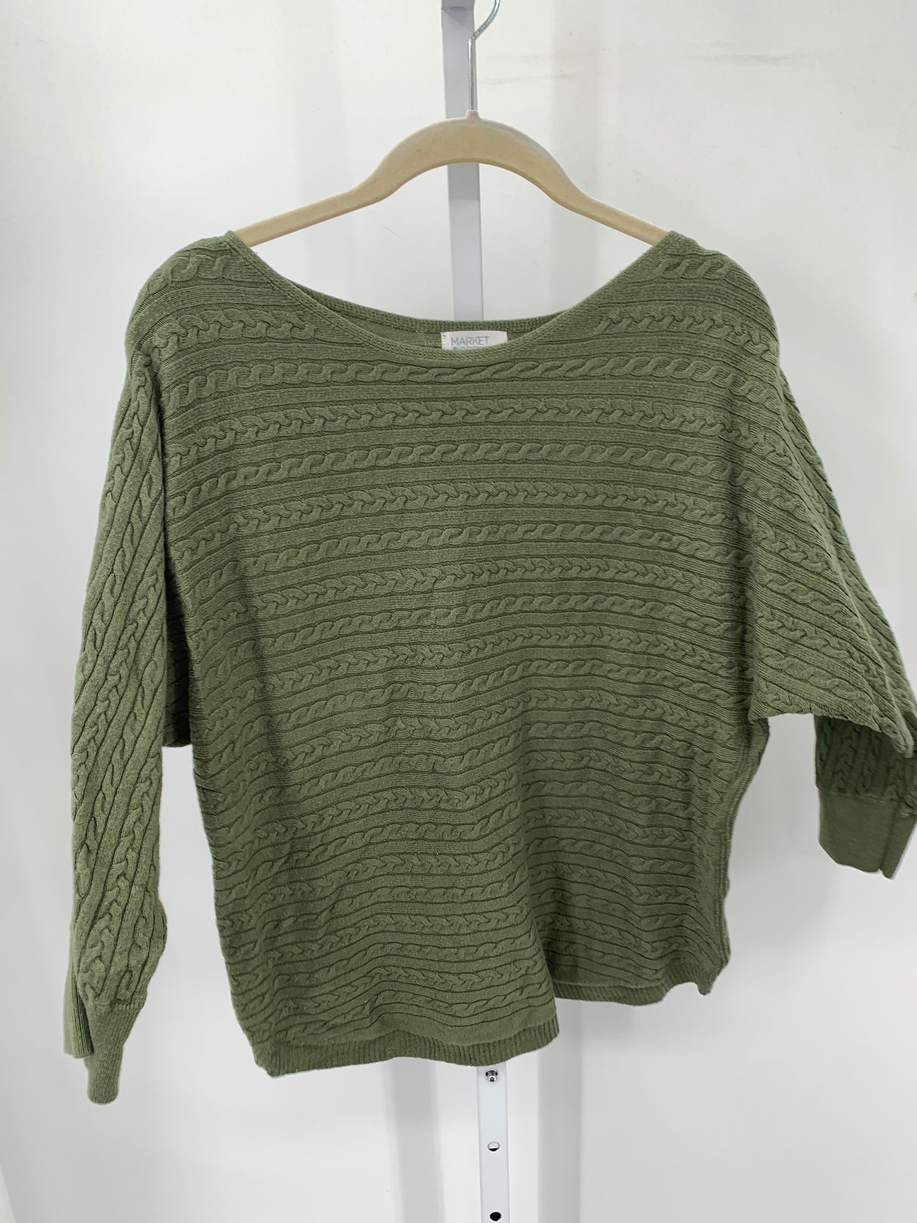 market & spruce Size Extra Large Misses 3/4 Sleeve Sweater