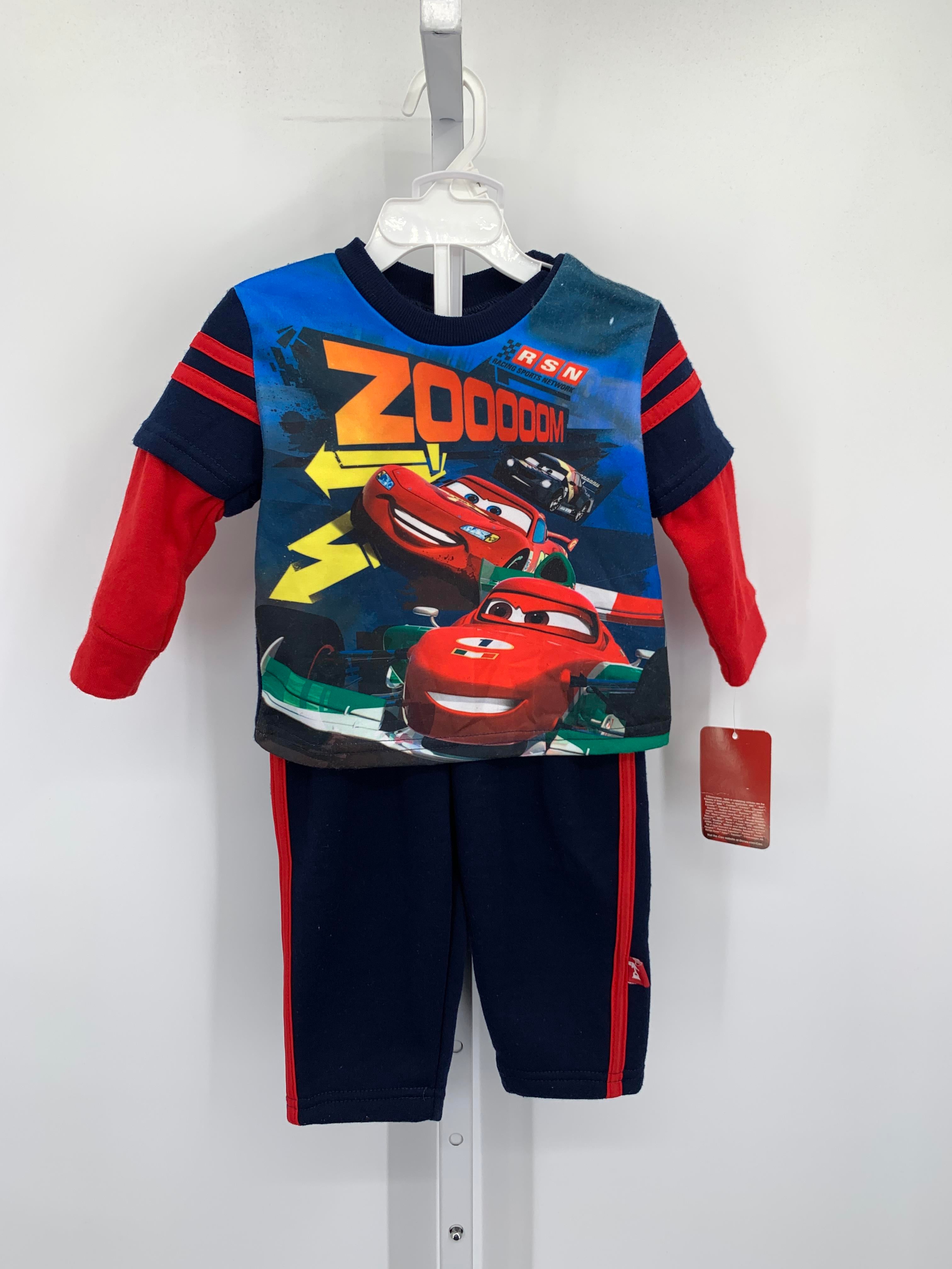 NEW LIGHTNING MCQUEEN KNIT SHIRT AND PANTS