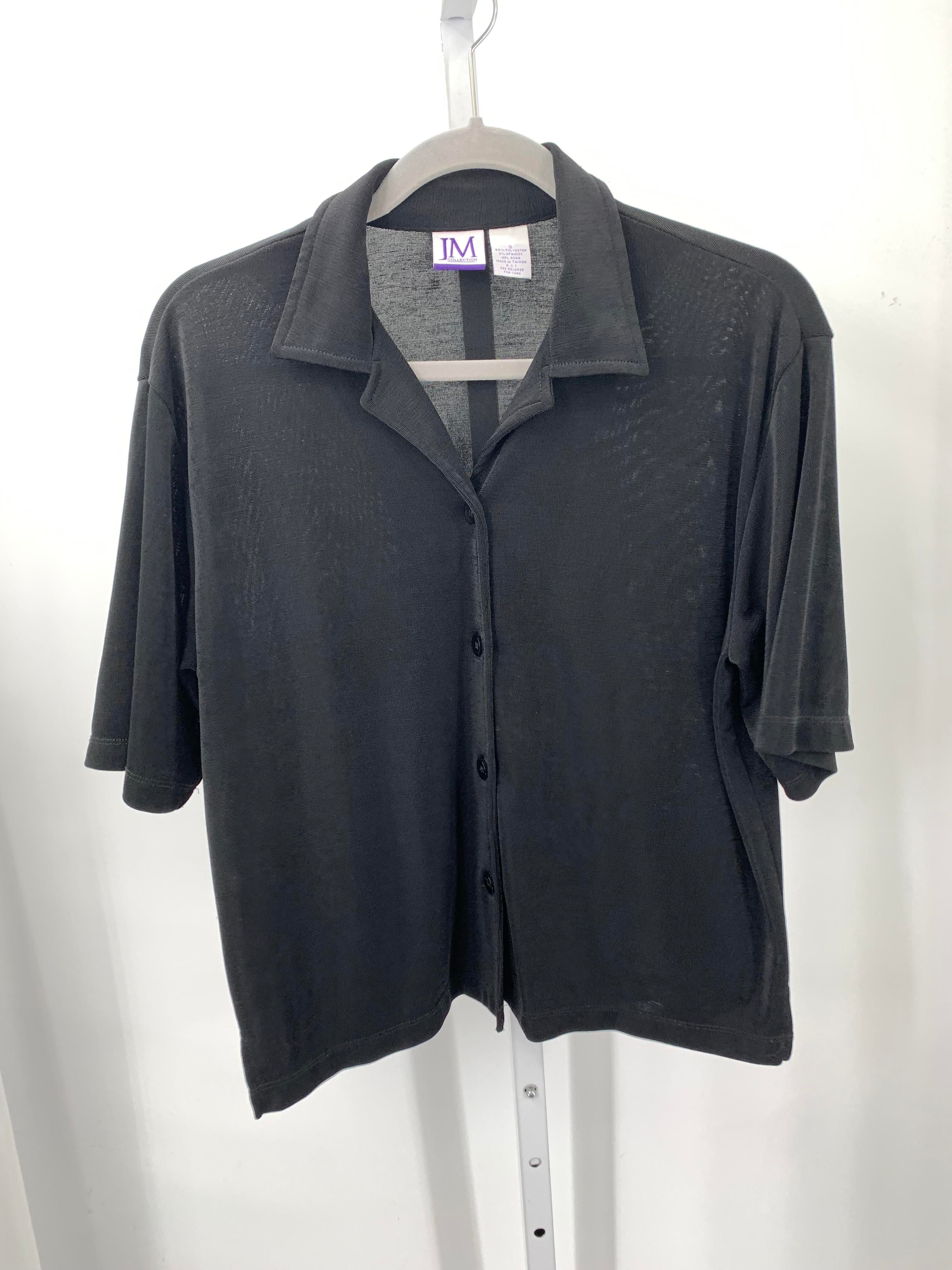 JM Collection Size Small Misses Short Sleeve Shirt