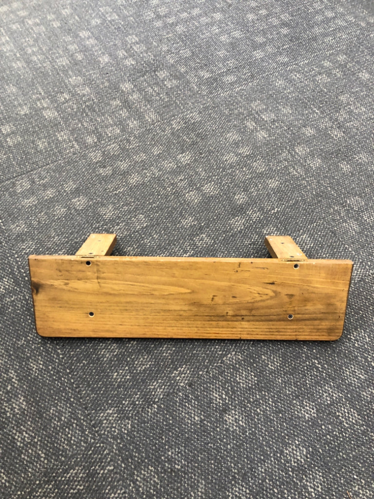 WOODEN WALL SHELF.