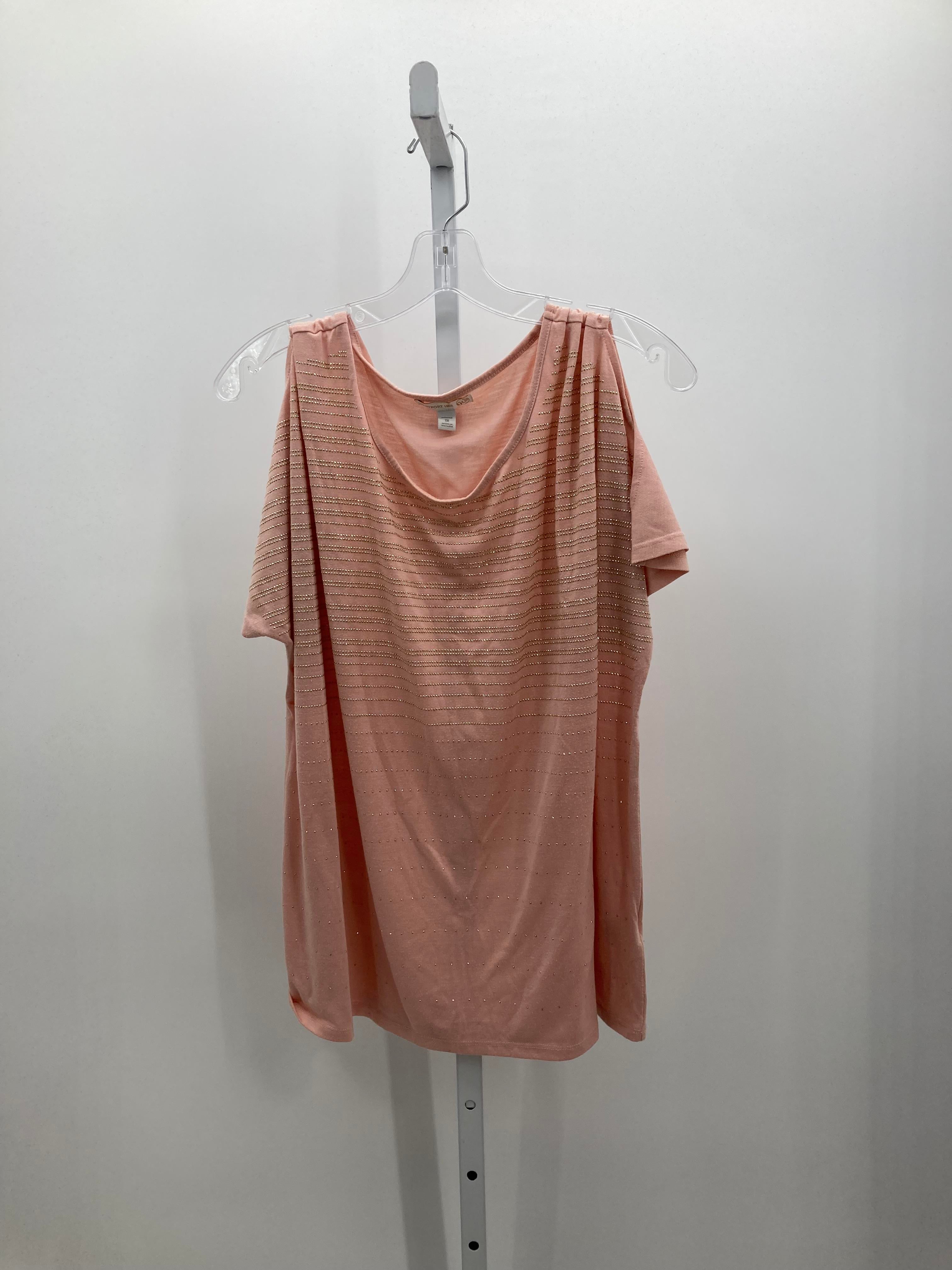 Westport Size 1X Womens Short Sleeve Shirt