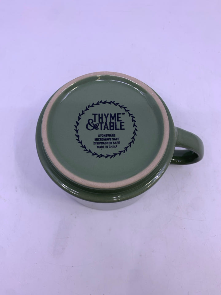 4PC SUN AND MOON MUG SET IN BLACK STAND.