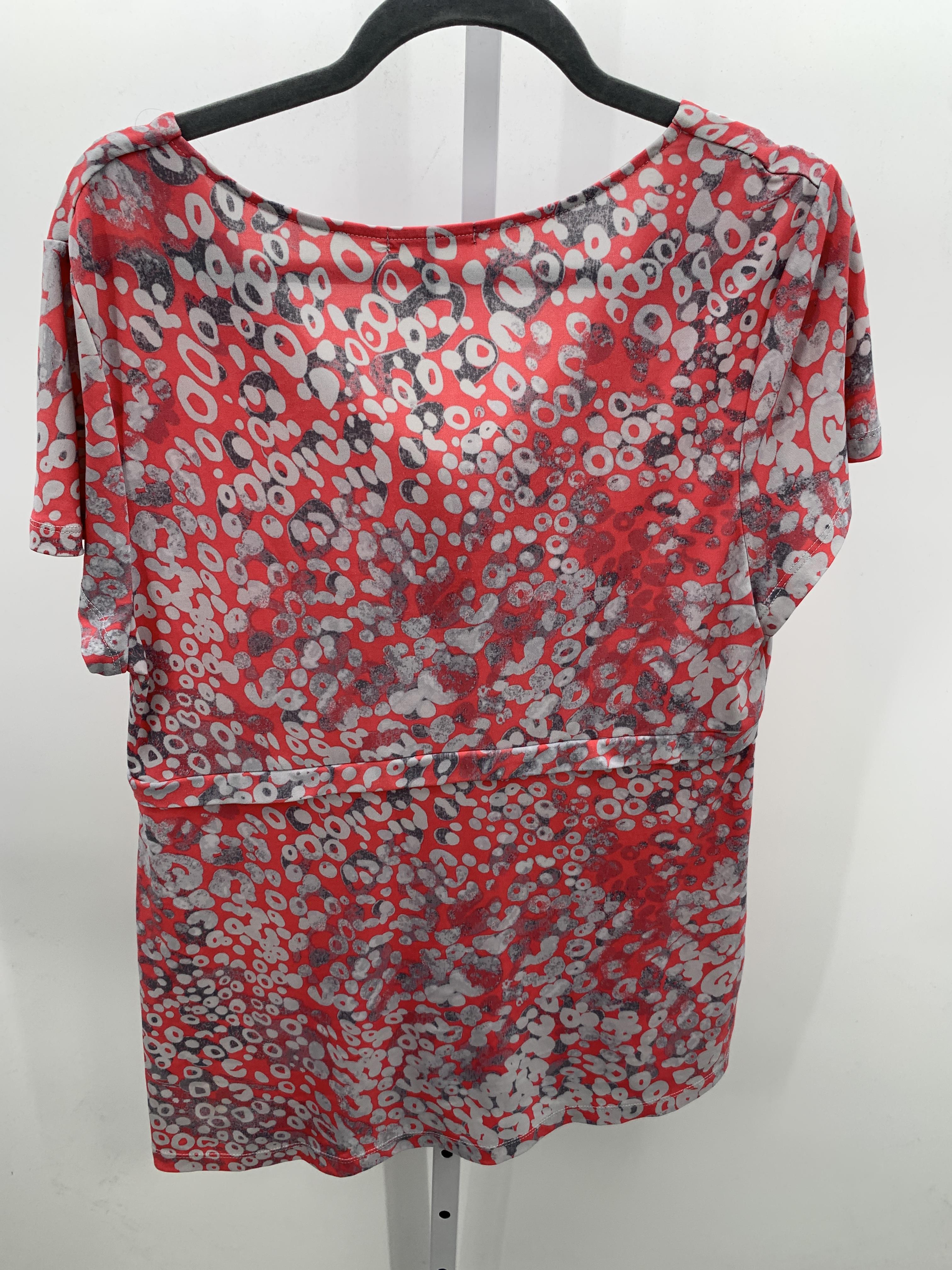 Daisy Fuentes Size Large Misses Short Sleeve Shirt