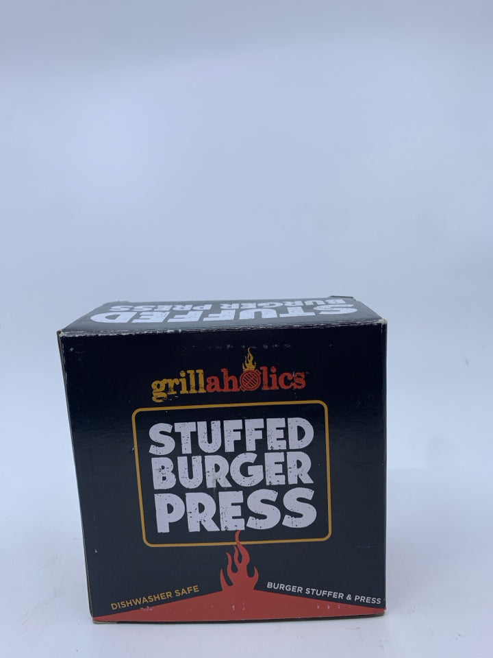 NIB STUFFED BURGER PRESS.