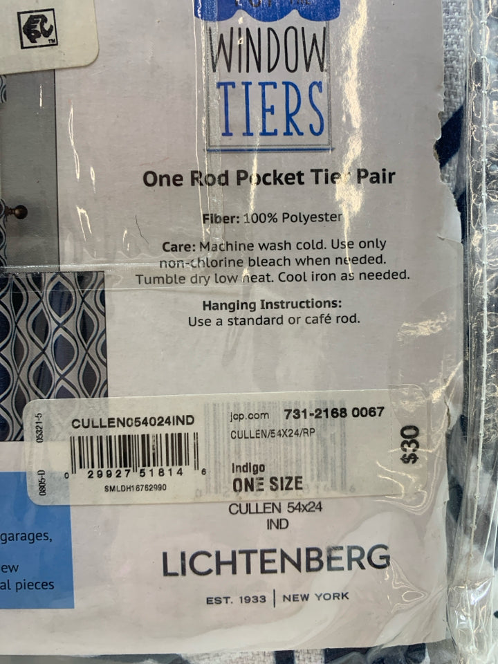 NIP ONE SIZE WINDOW TIER PAIR.
