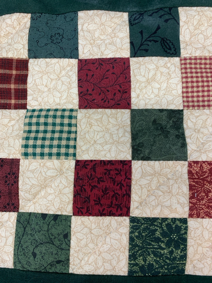 PRIMITIVE HANGING QUILT.