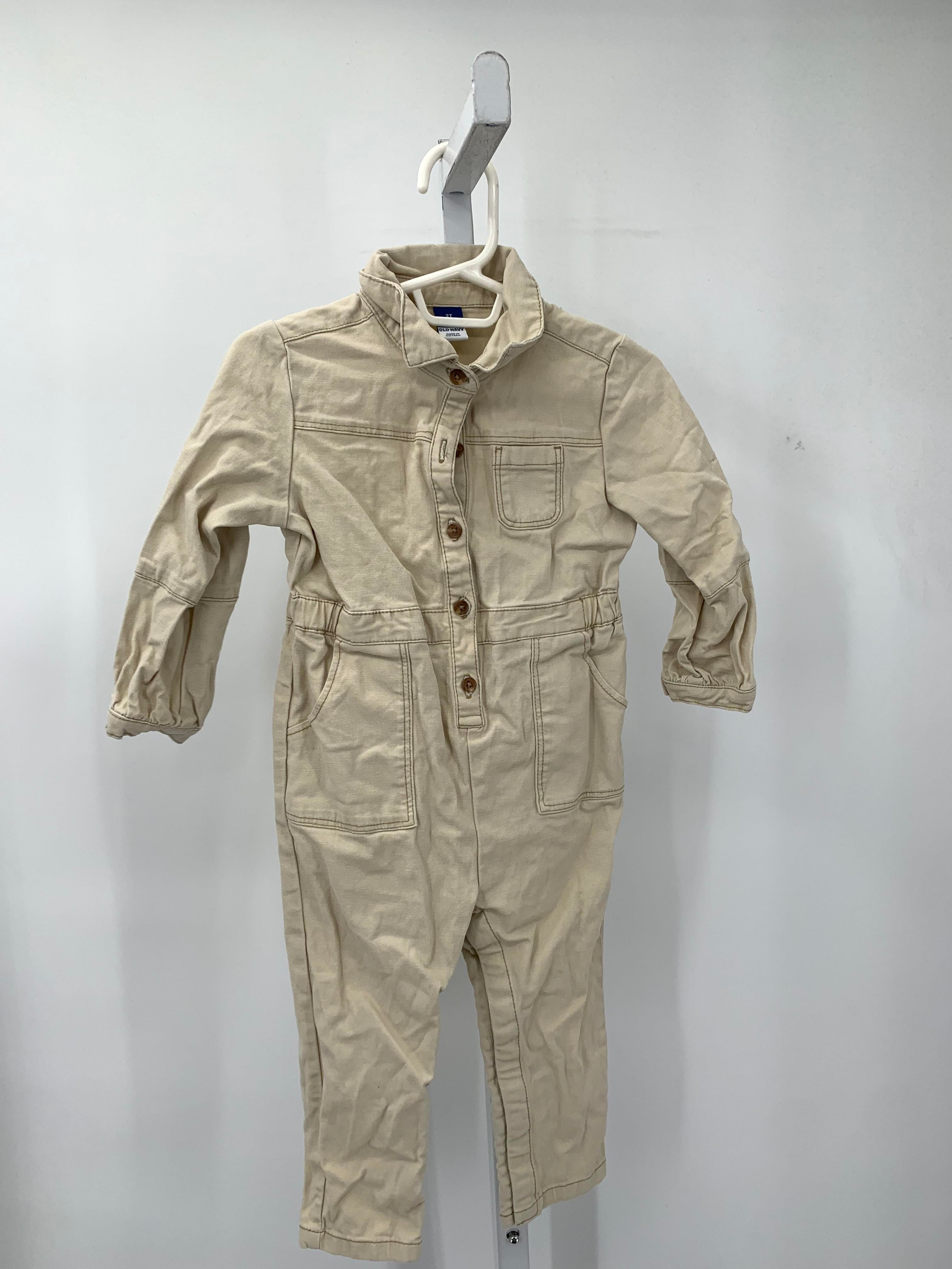 Old Navy Size 2T Girls Long Slv. Romper
