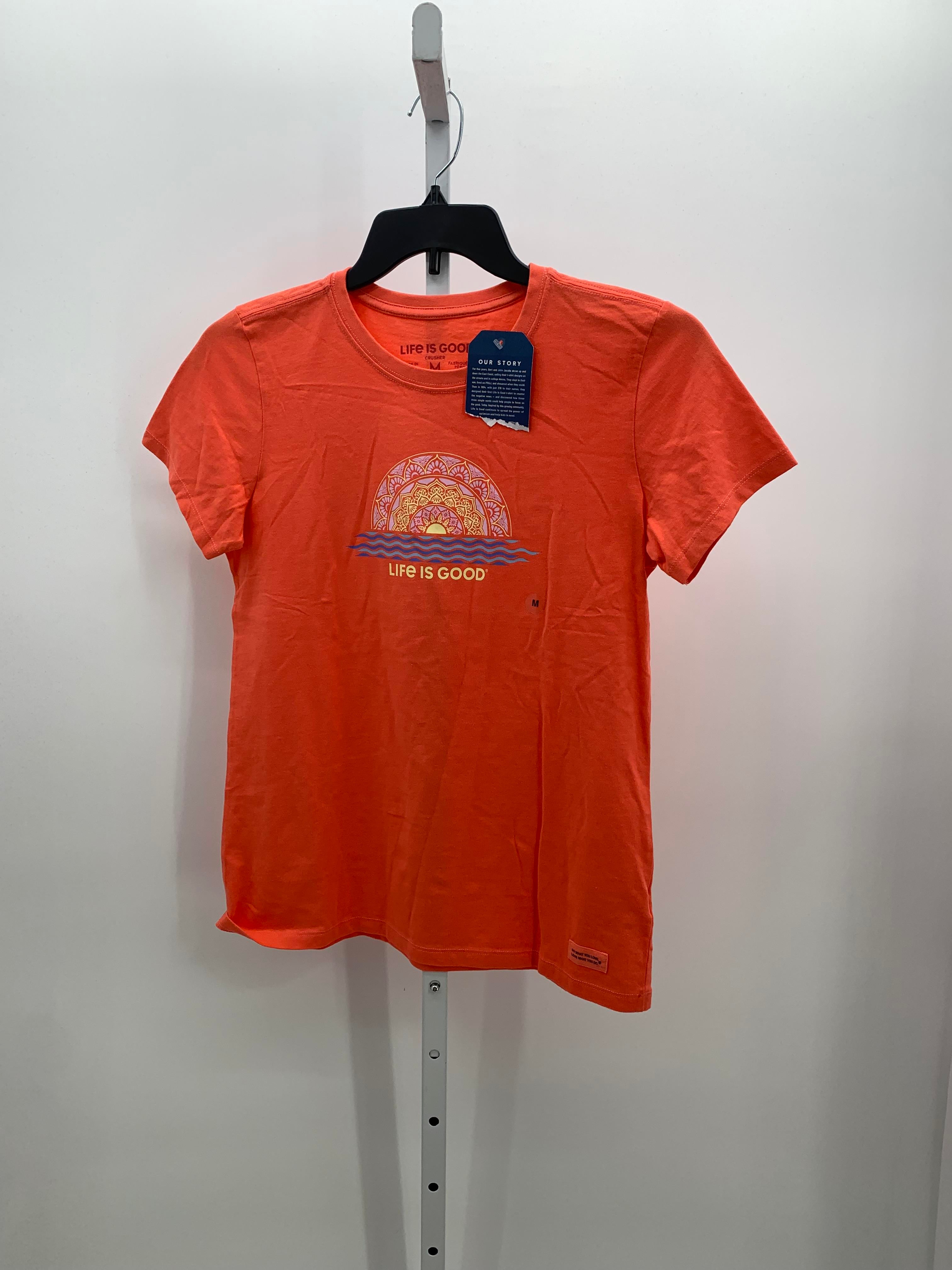 Life is Good Size Medium Misses Short Sleeve Shirt