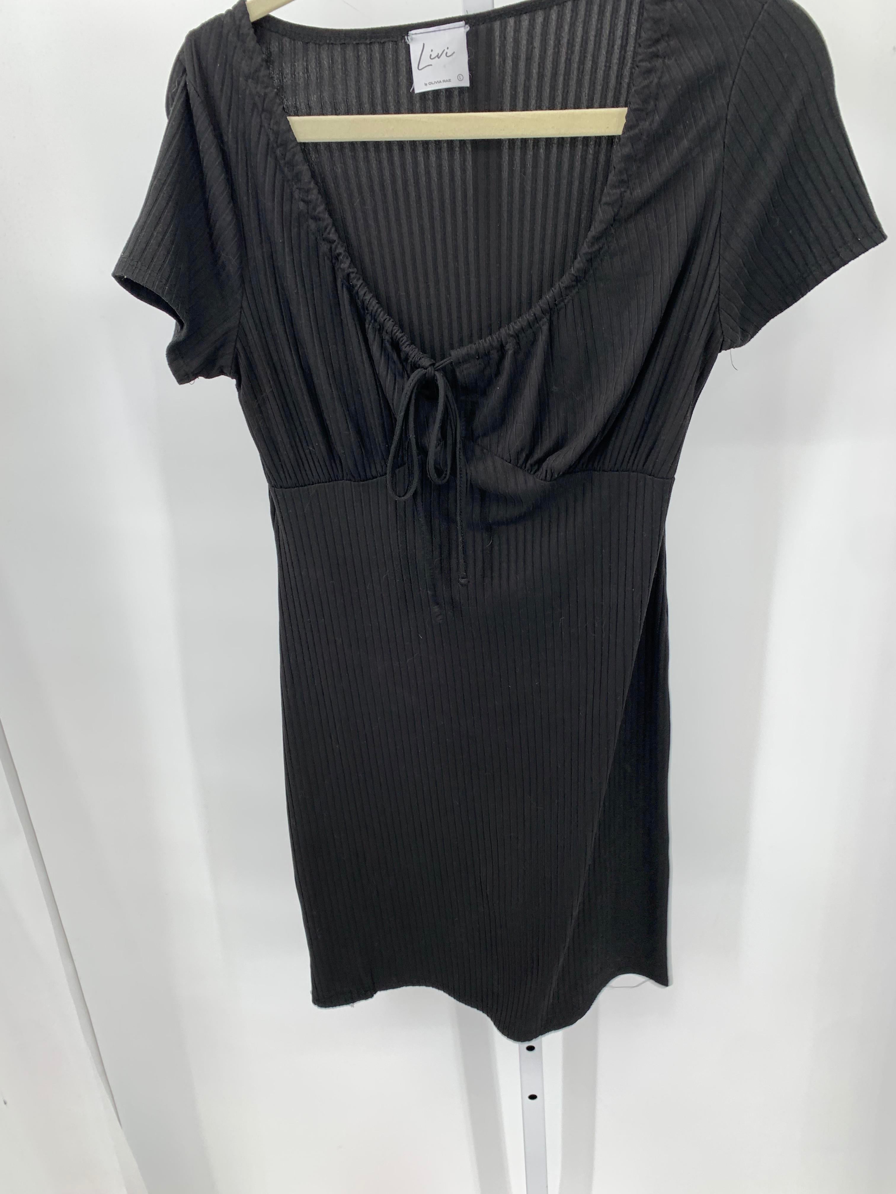 Olivia Rae Size Large Juniors Short Sleeve Dress