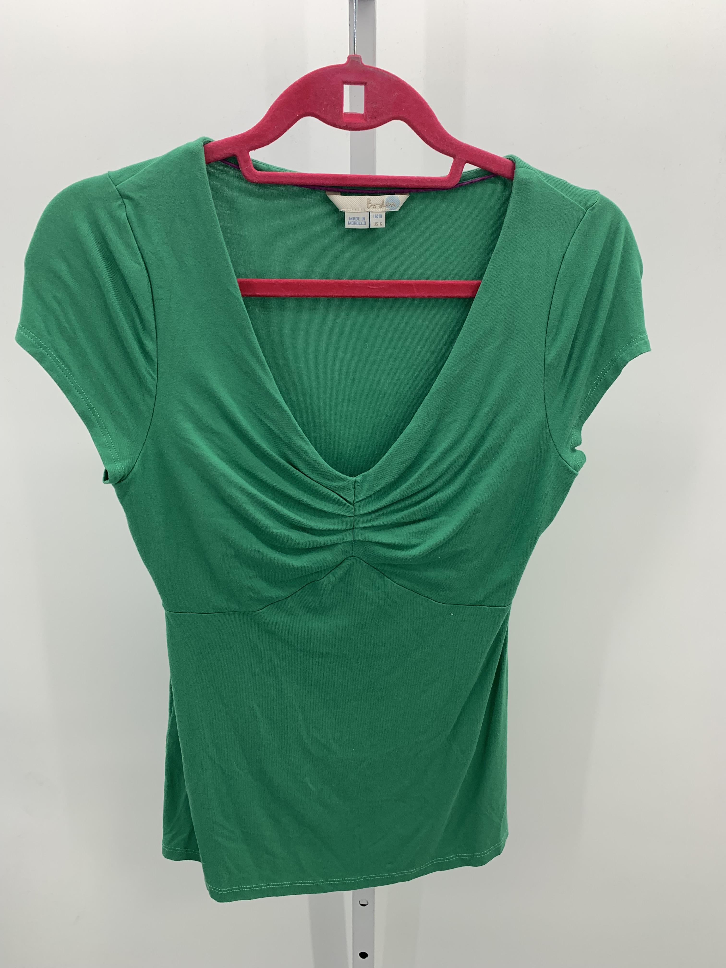 Boden Size 6 Misses Short Sleeve Shirt