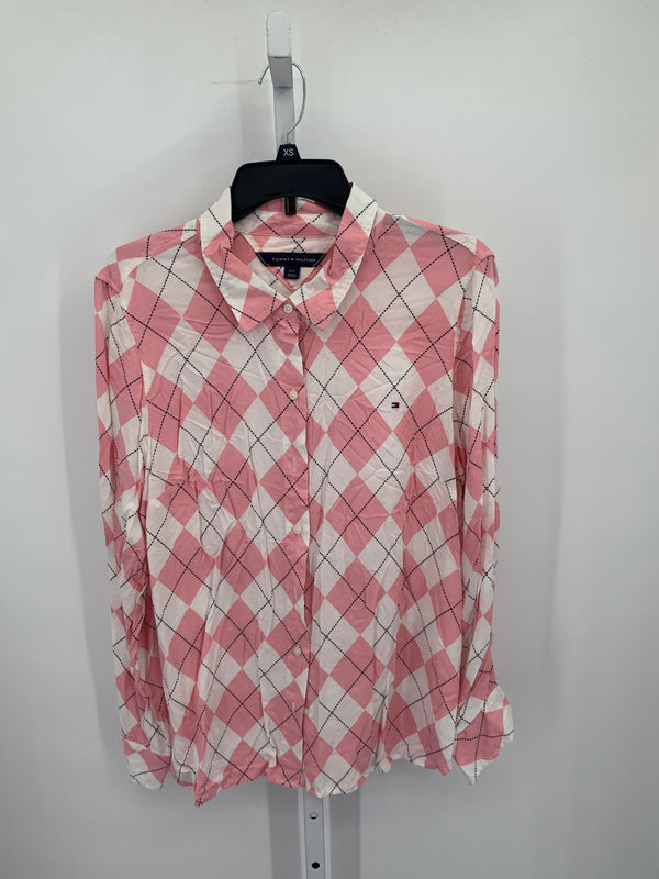 Tommy Hilfiger Size Large Misses Long Sleeve Shirt