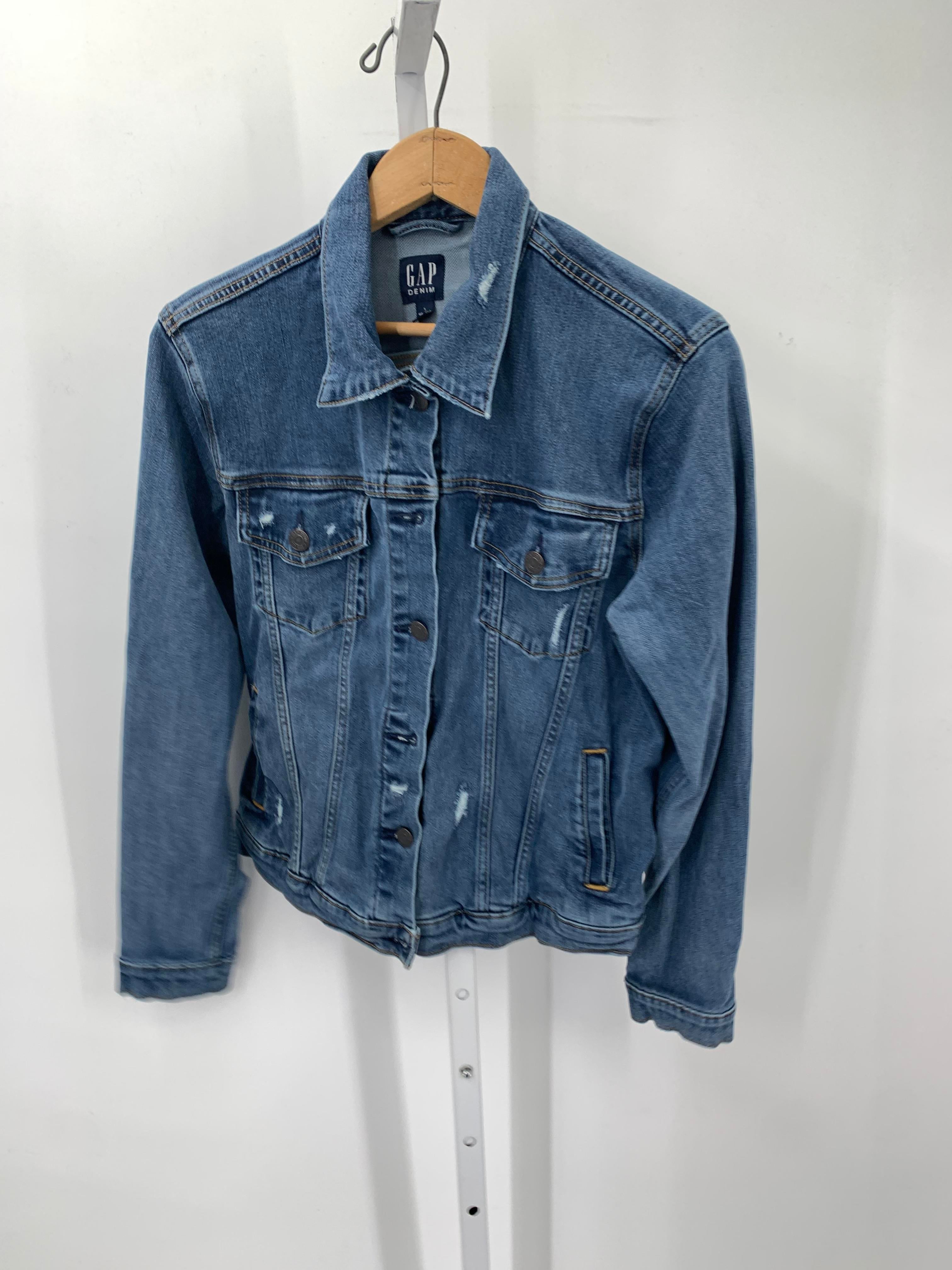 Gap Denim Size Large Misses Lightweight Jacket